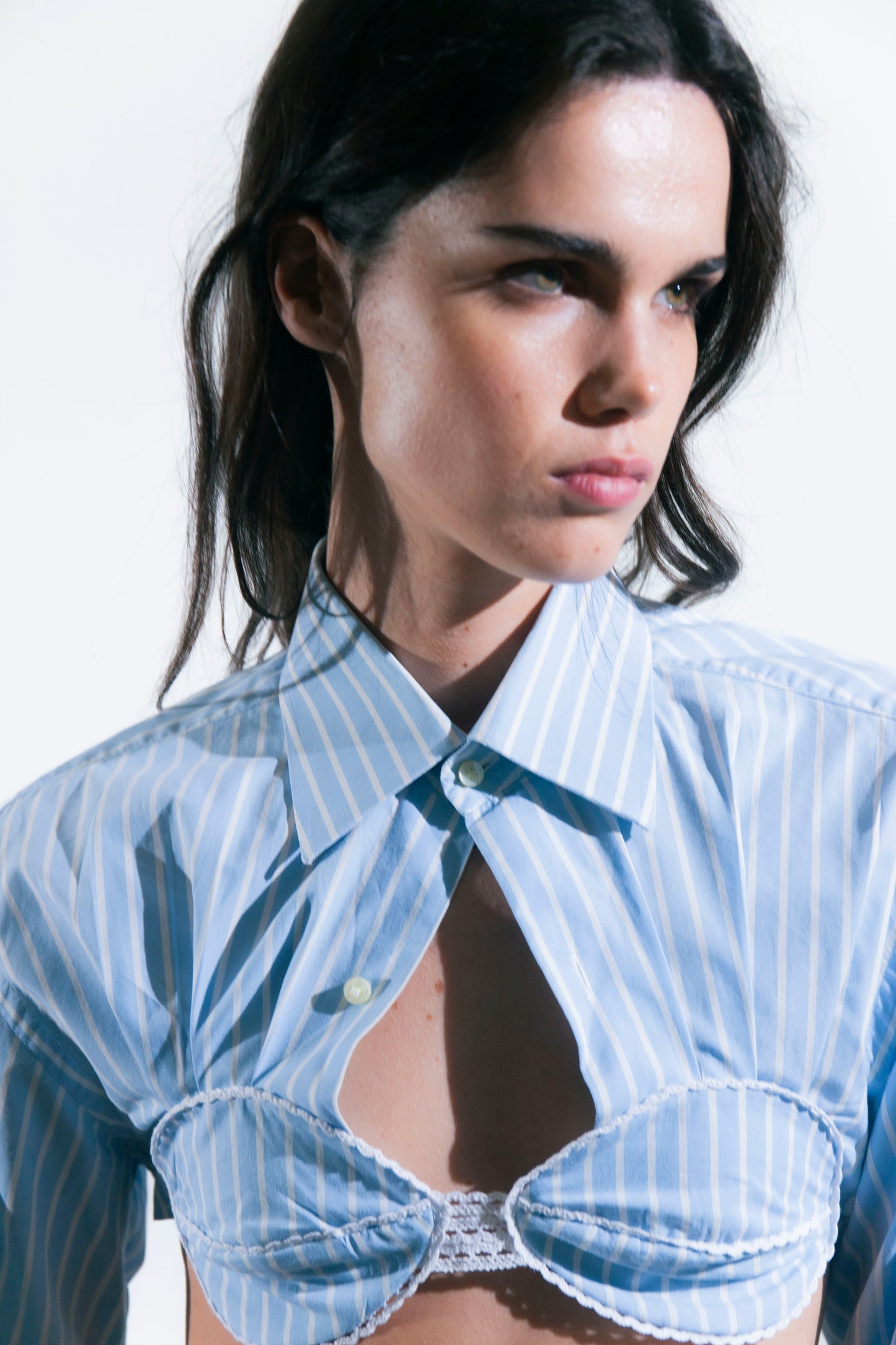 HANDKERCHIEF BLUE SHIRT