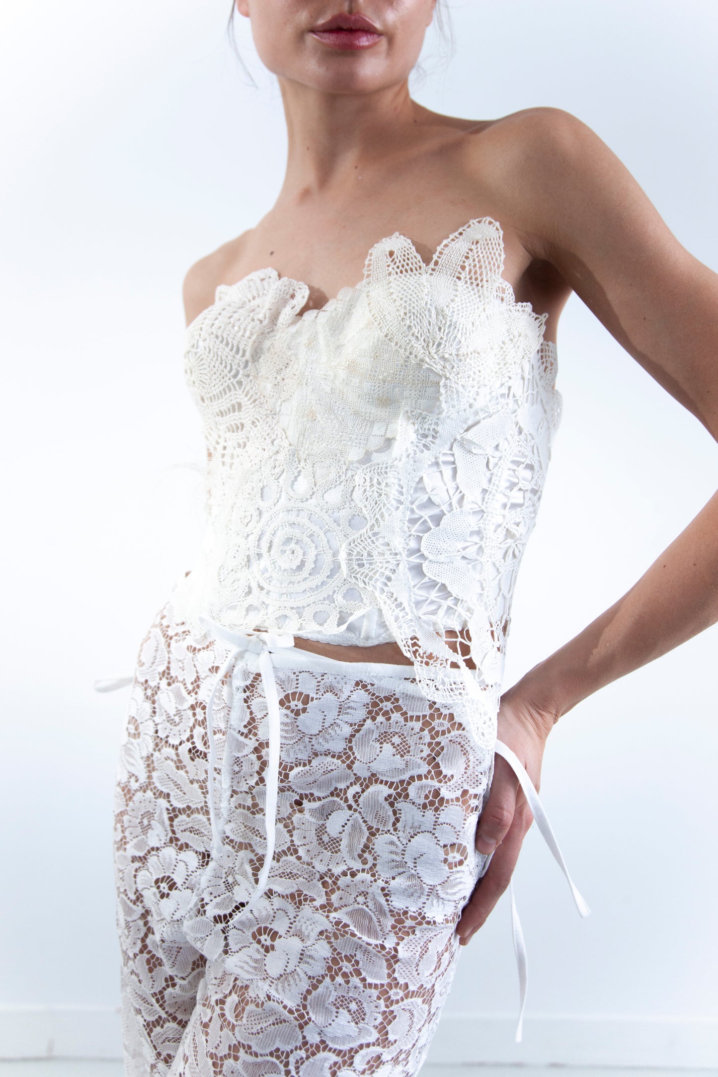 HANDKERCHIEF CORSET TOP
