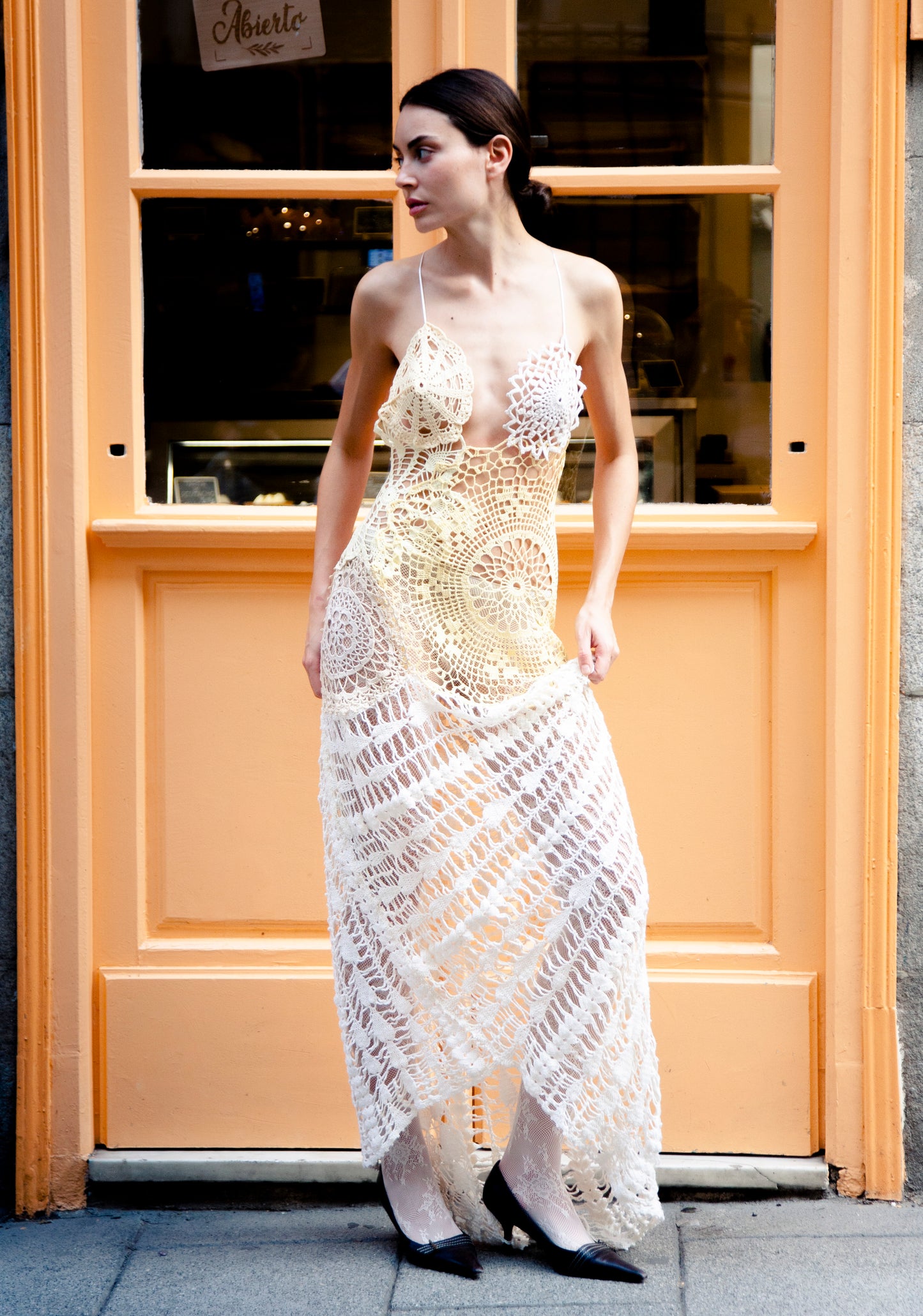 HANDKERCHIEF LONG DRESS
