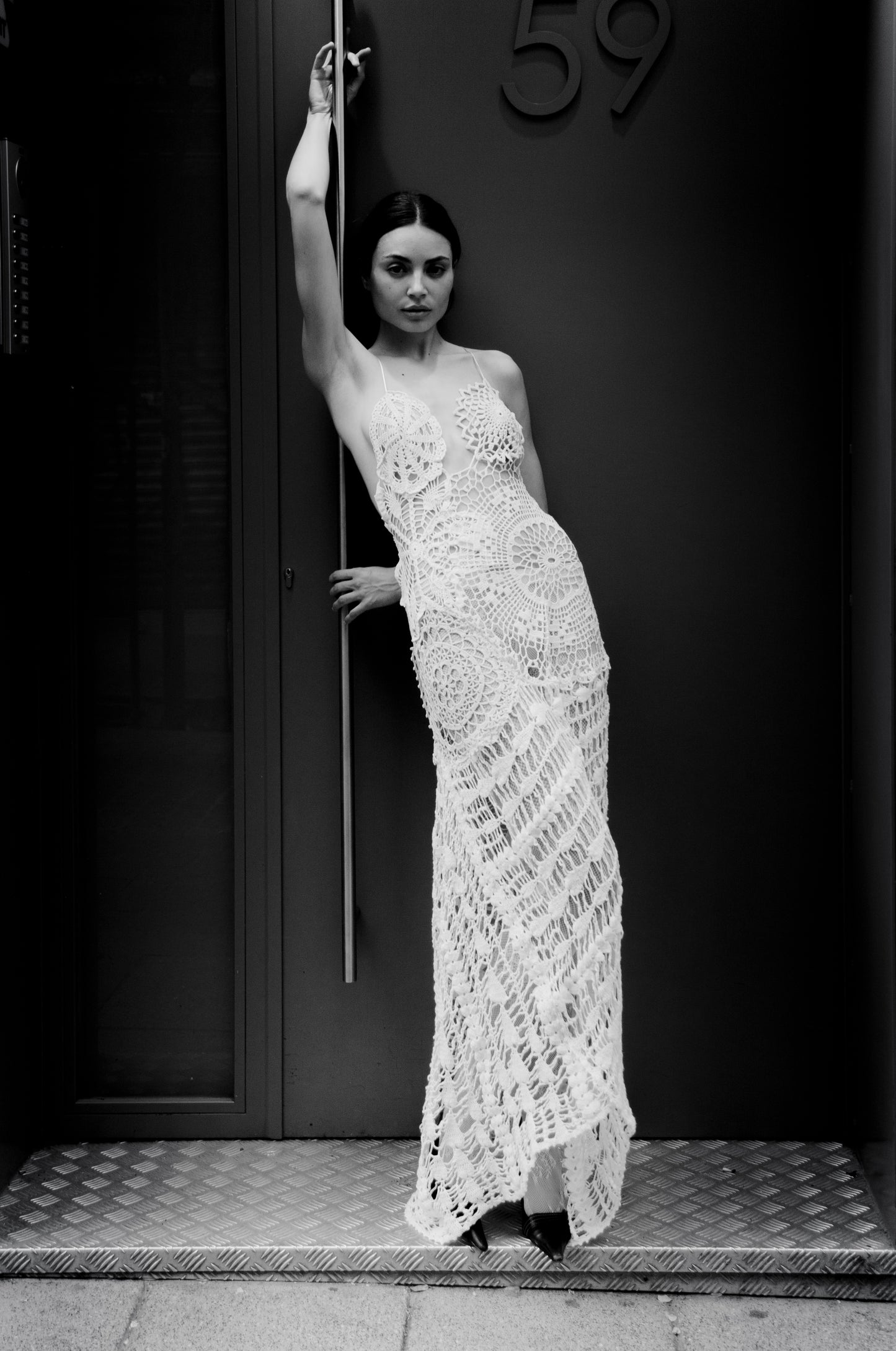 HANDKERCHIEF LONG DRESS