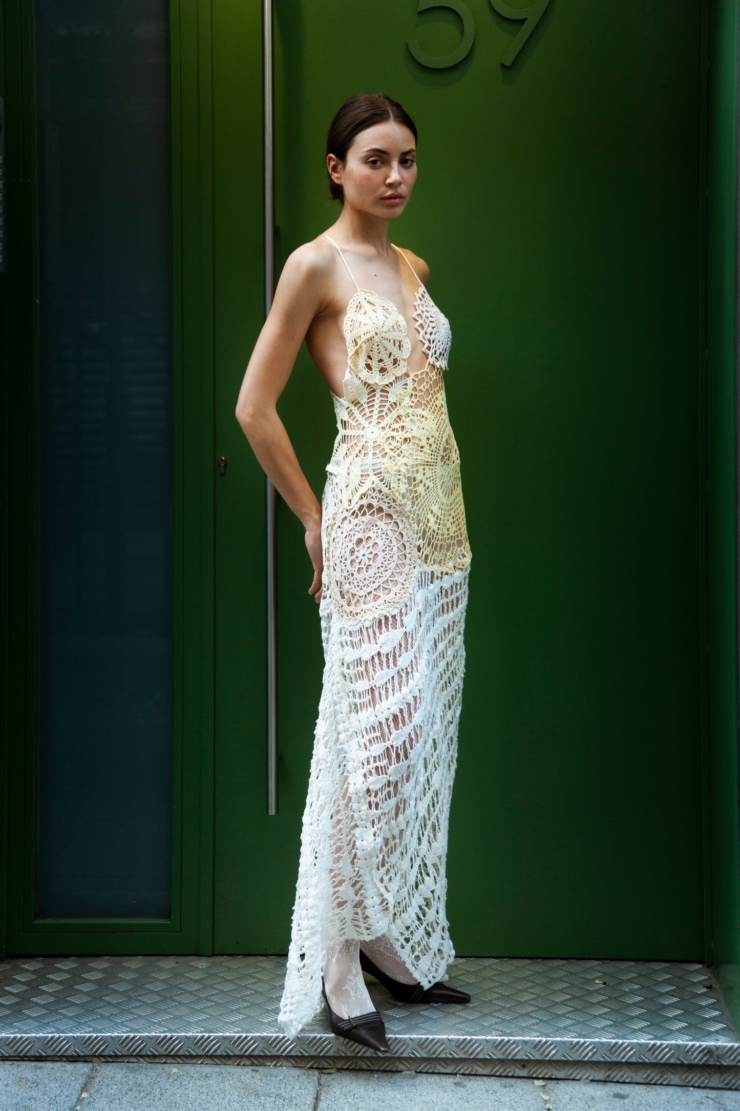 HANDKERCHIEF LONG DRESS