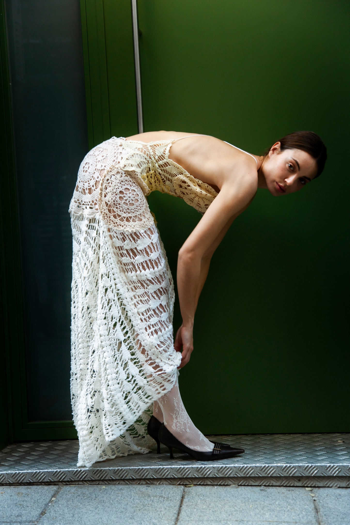 HANDKERCHIEF LONG DRESS