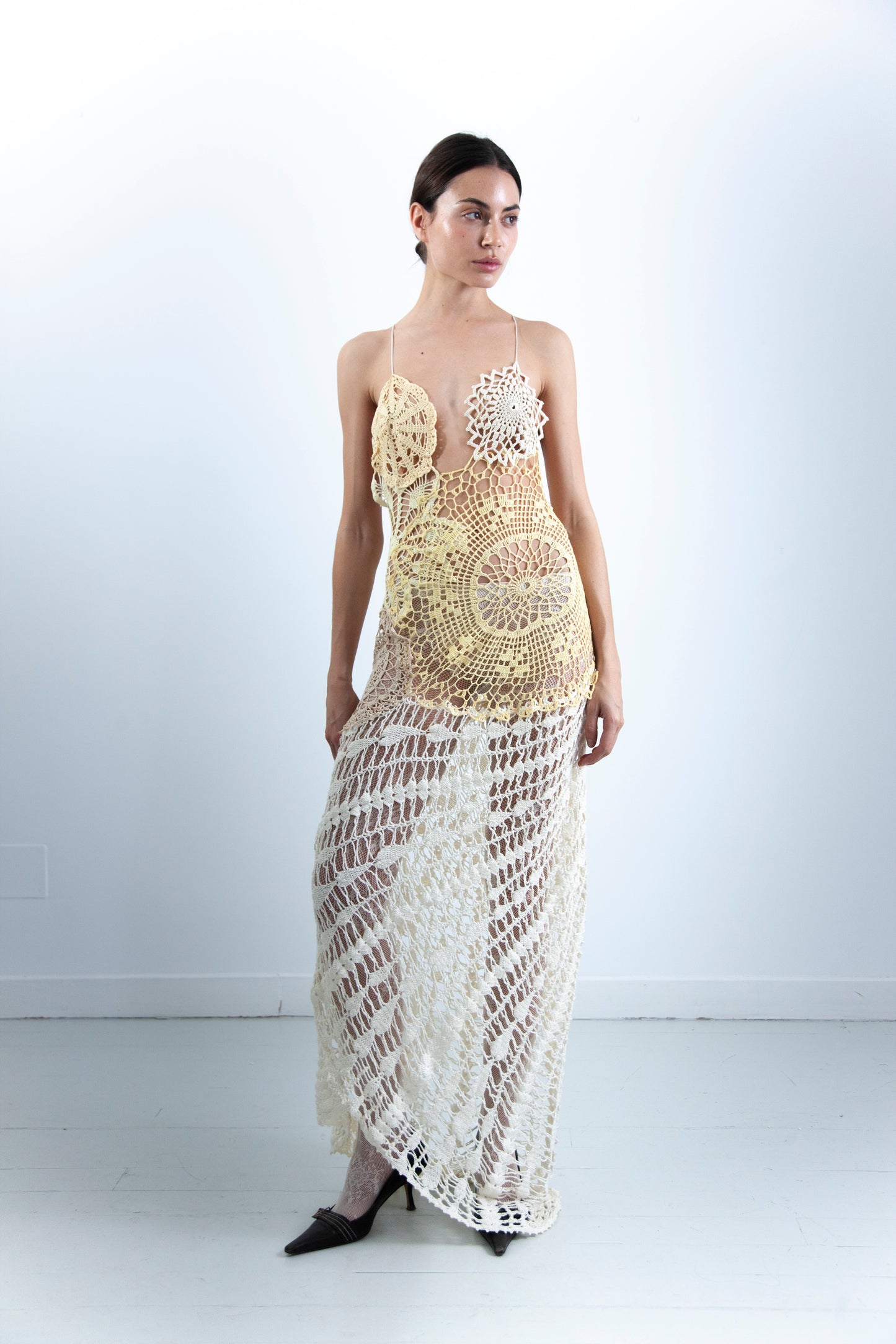 HANDKERCHIEF LONG DRESS