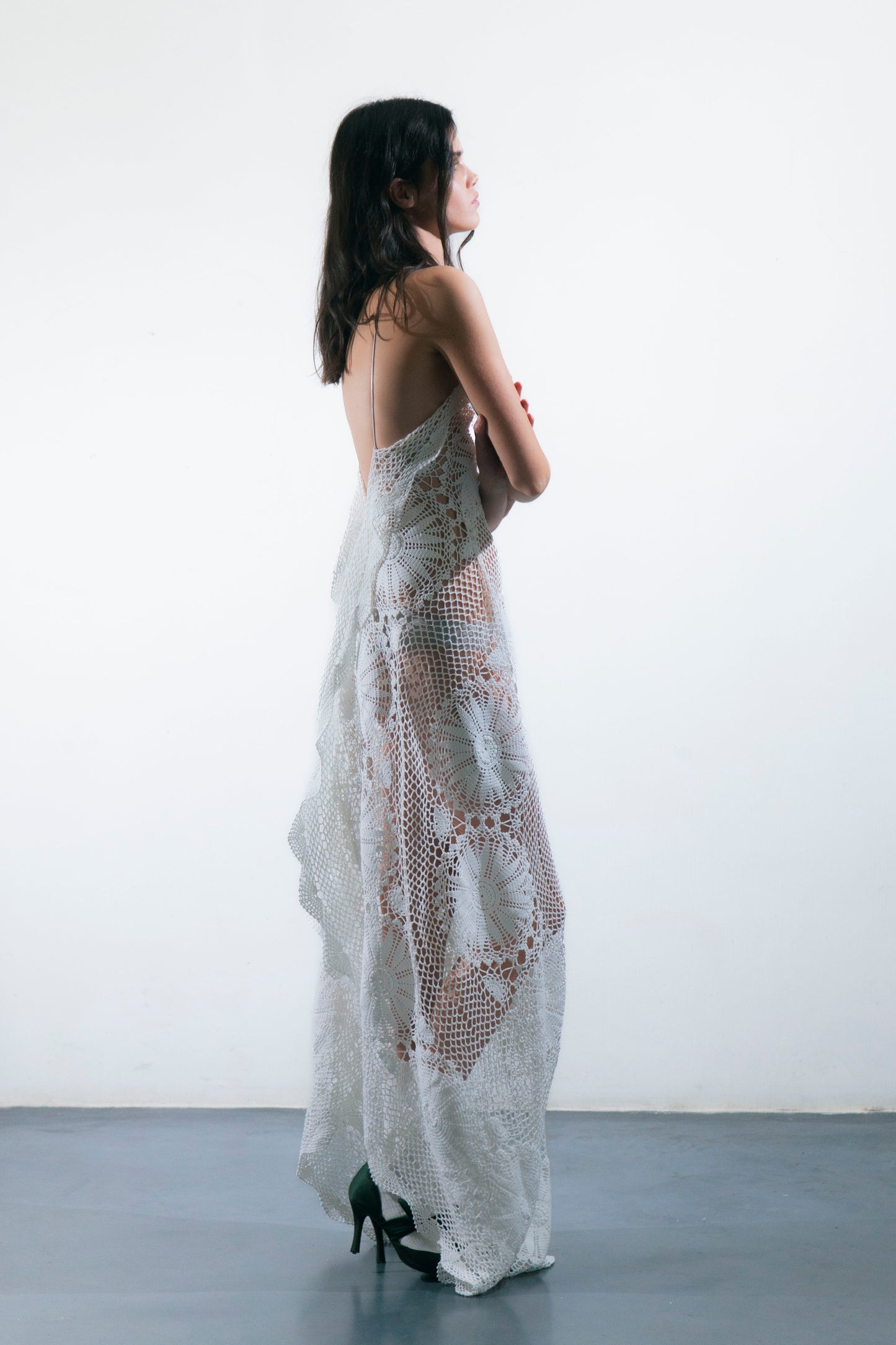HANDKERCHIEF DRESS MAXI