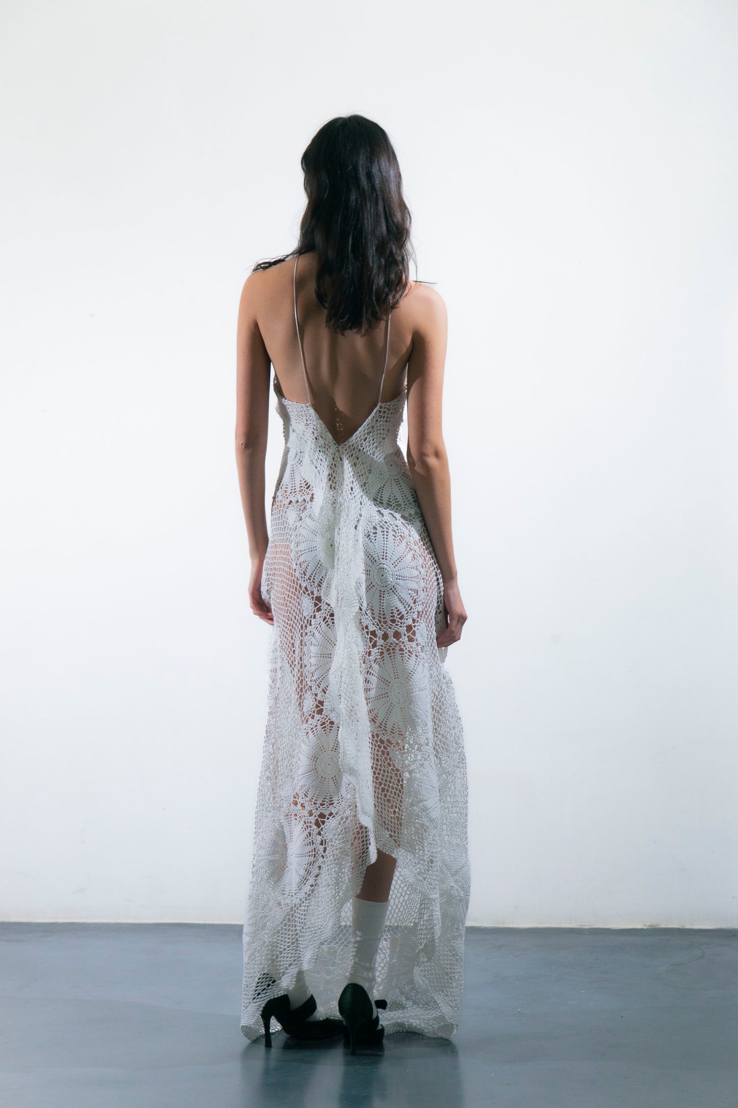 HANDKERCHIEF DRESS MAXI