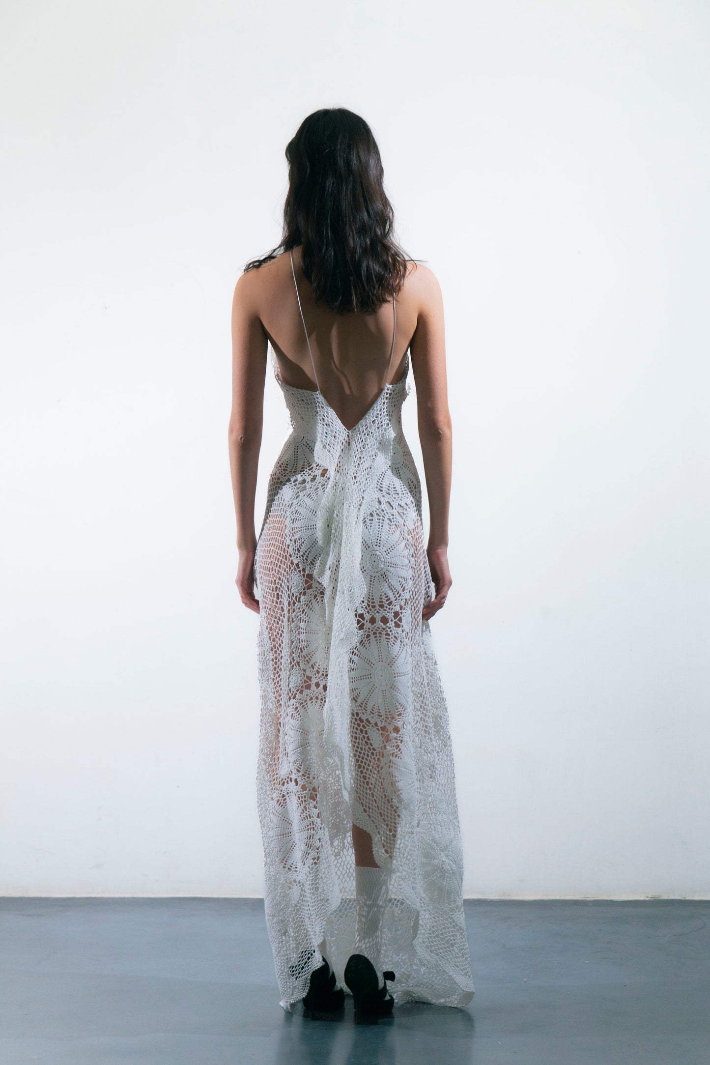 HANDKERCHIEF DRESS MAXI