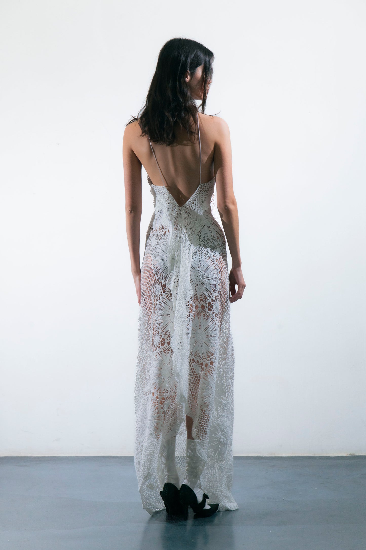 HANDKERCHIEF DRESS MAXI