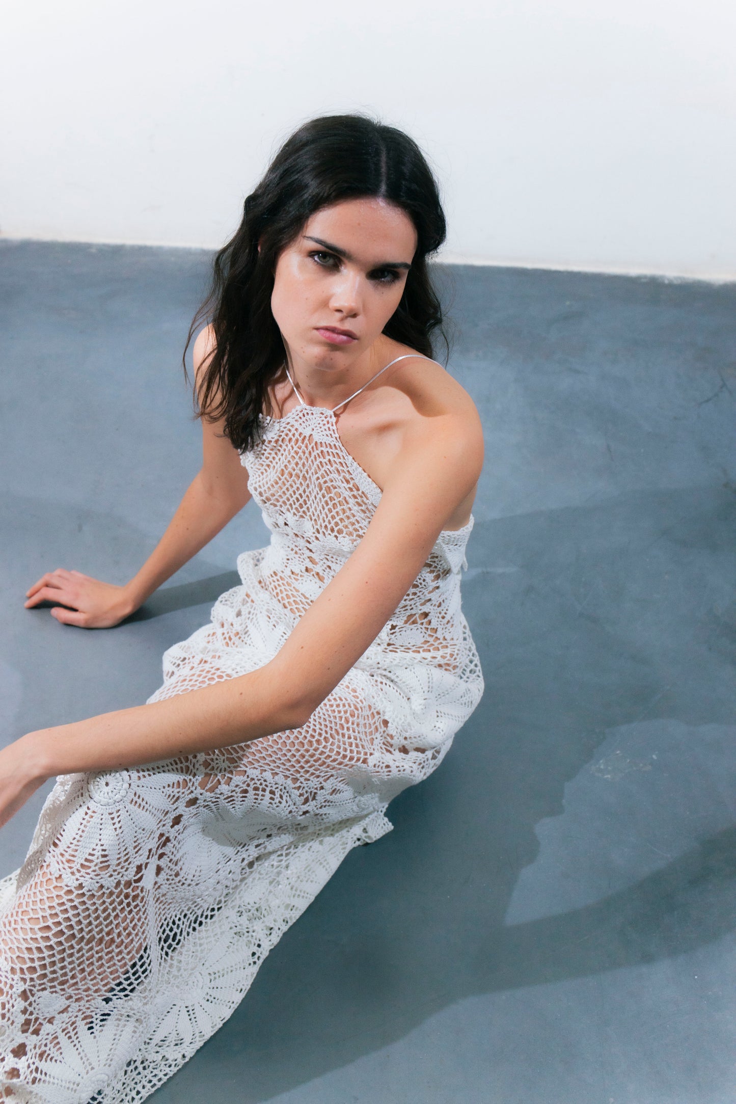 HANDKERCHIEF DRESS MAXI