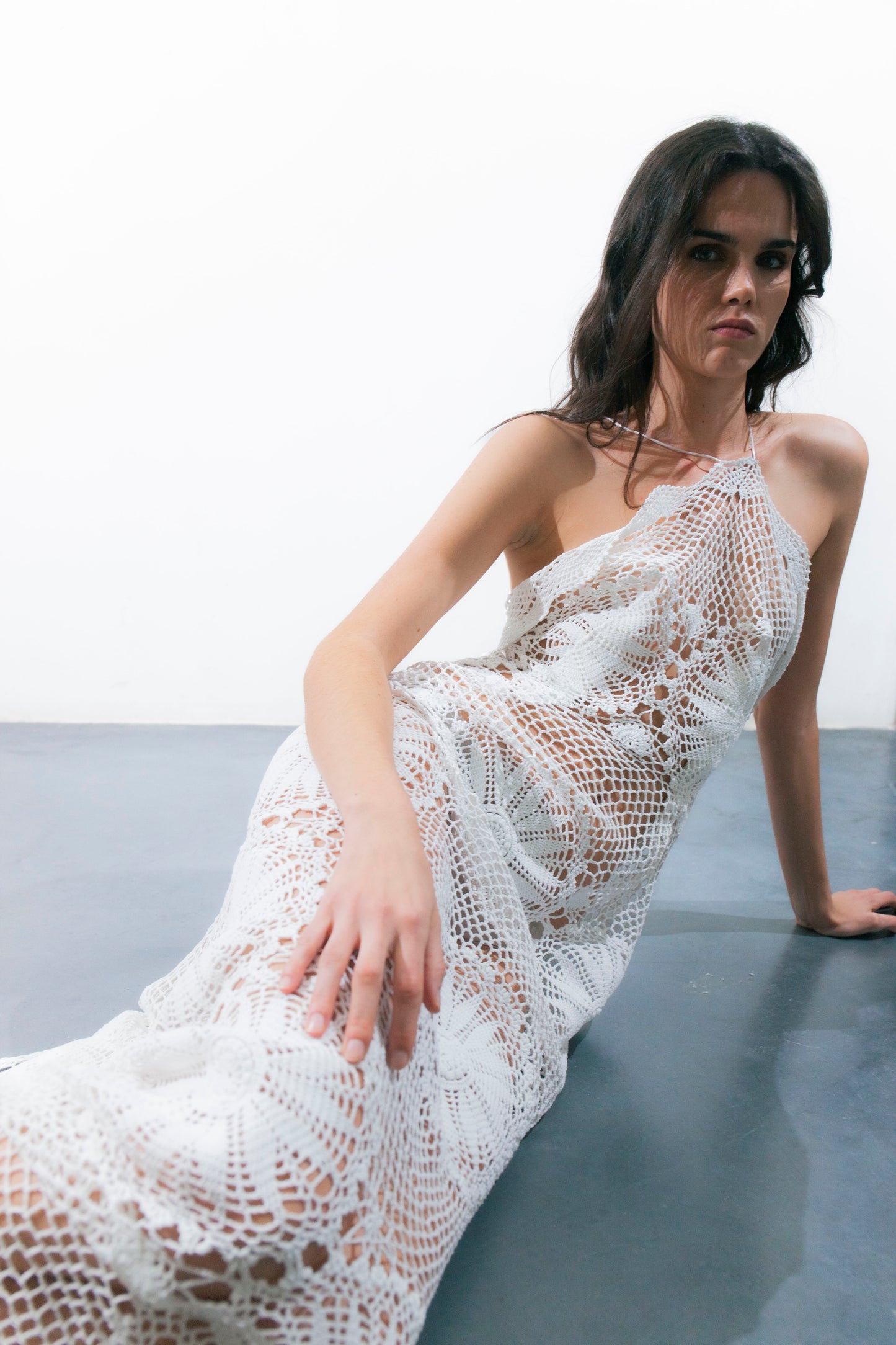 HANDKERCHIEF DRESS MAXI