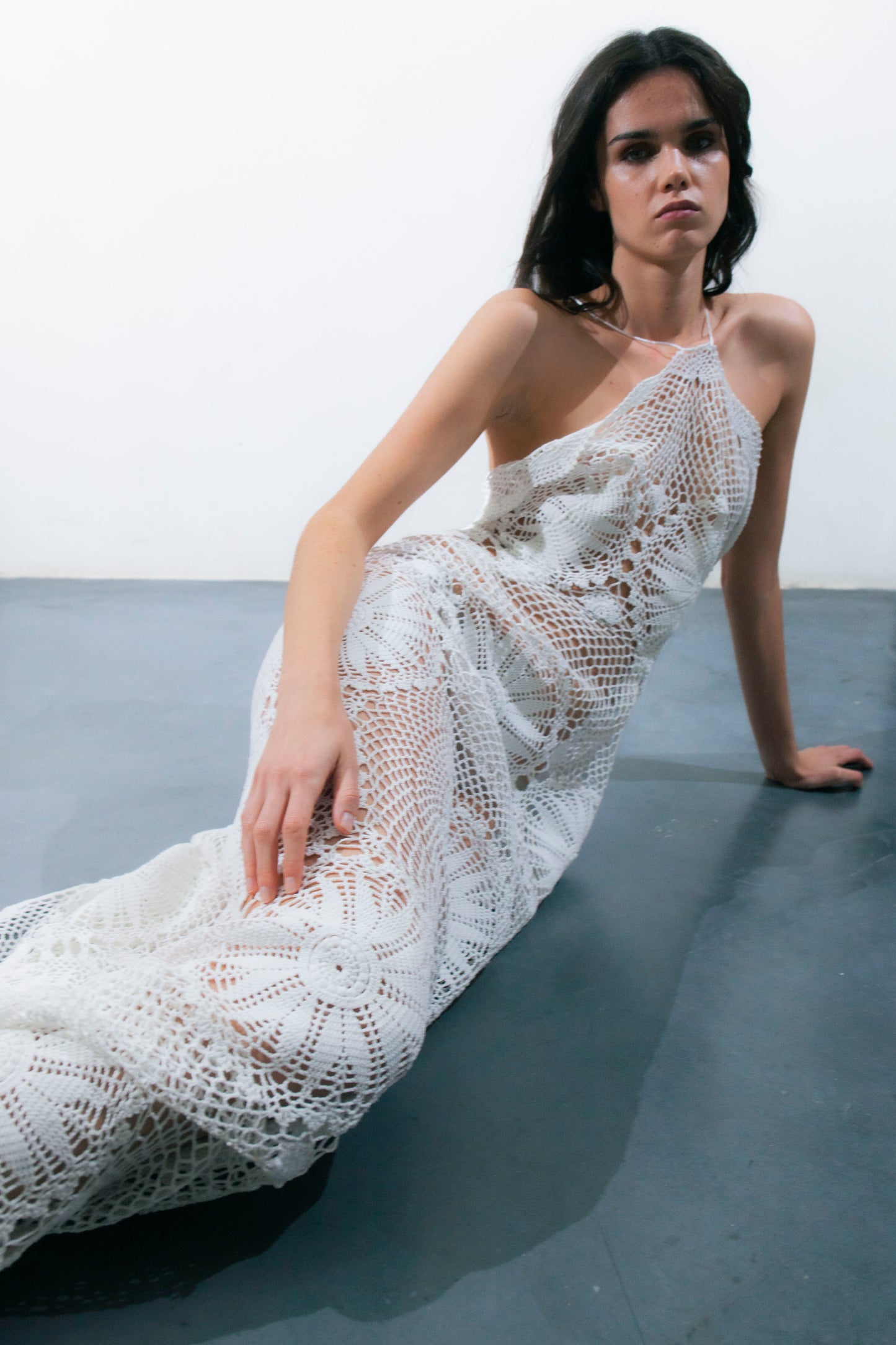 HANDKERCHIEF DRESS MAXI