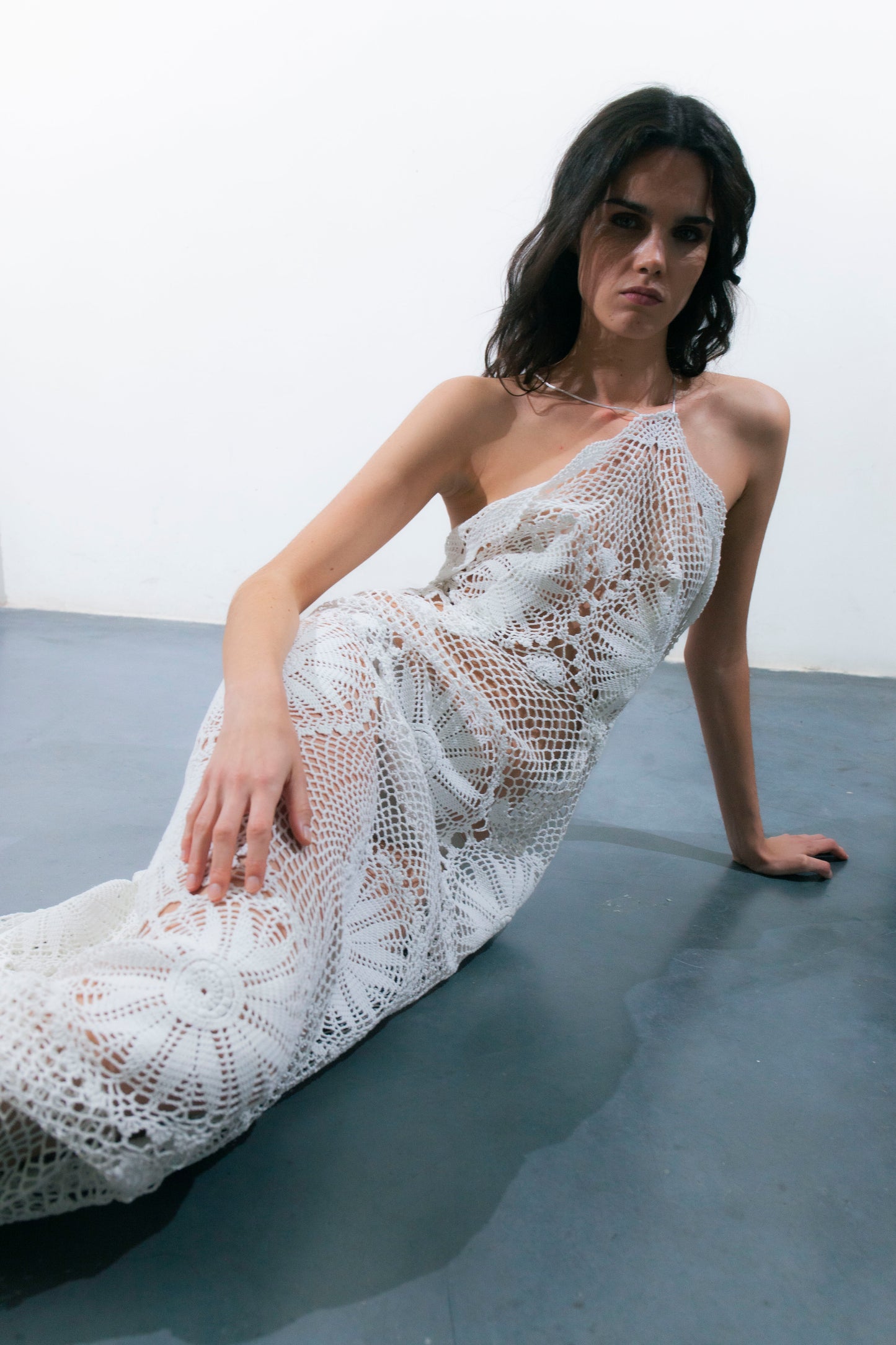 HANDKERCHIEF DRESS MAXI