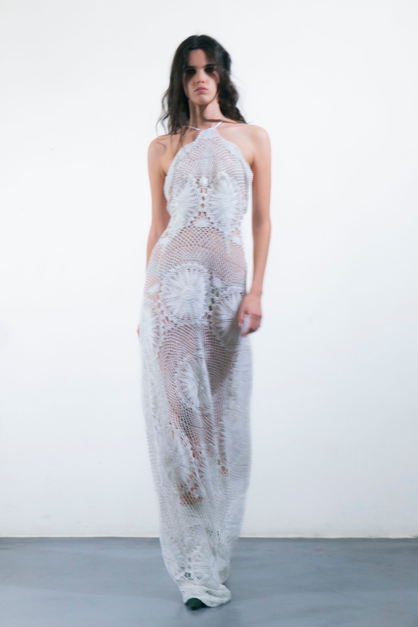 HANDKERCHIEF DRESS MAXI
