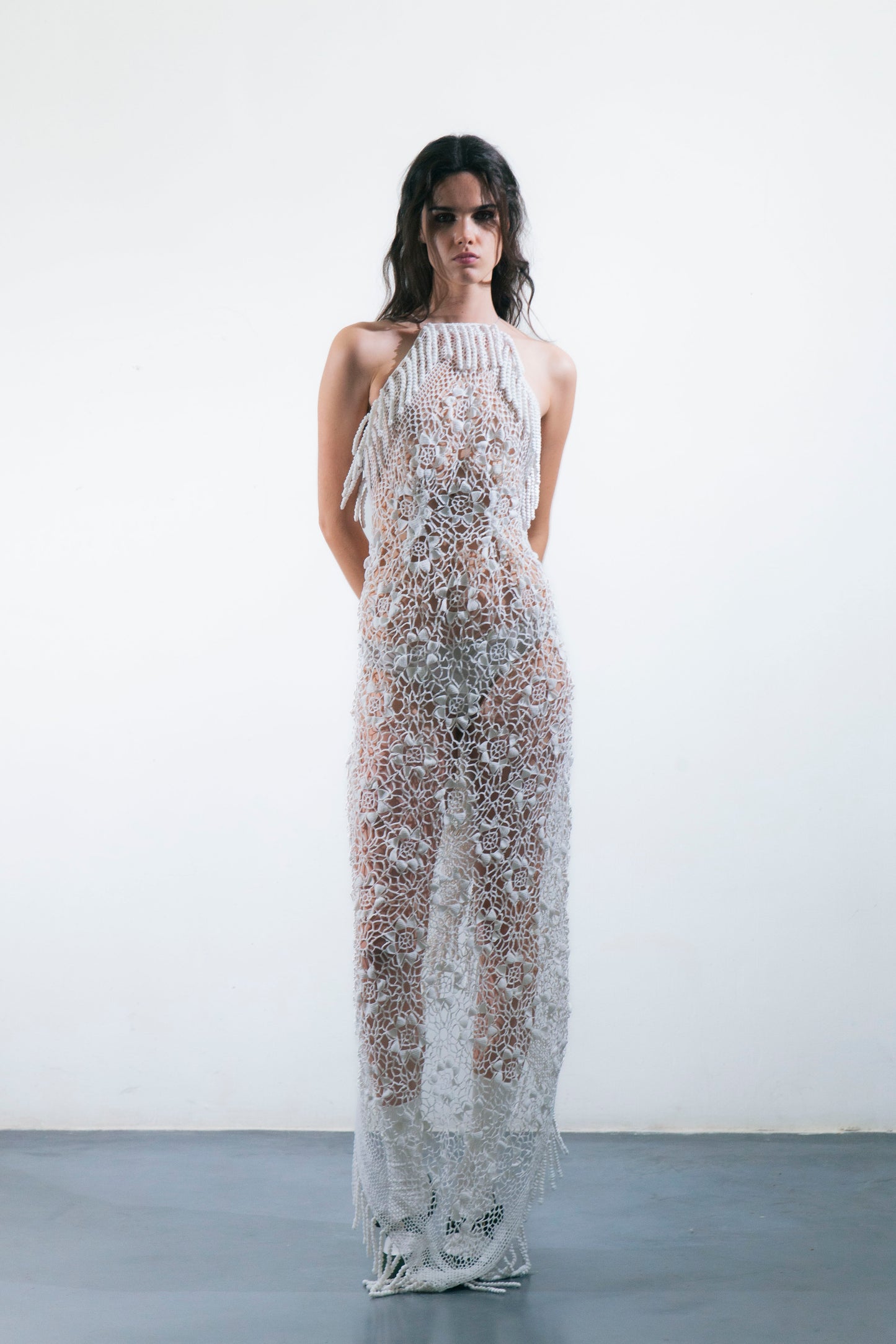 HANDKERCHIEF DRESS MAXI