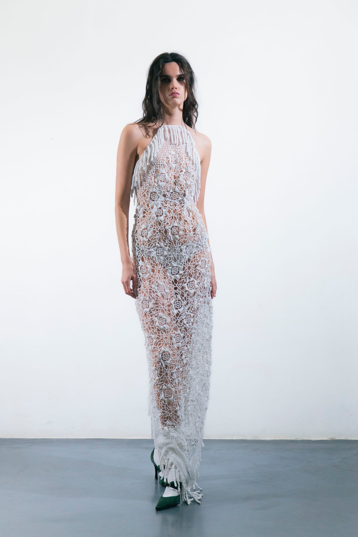 HANDKERCHIEF DRESS MAXI