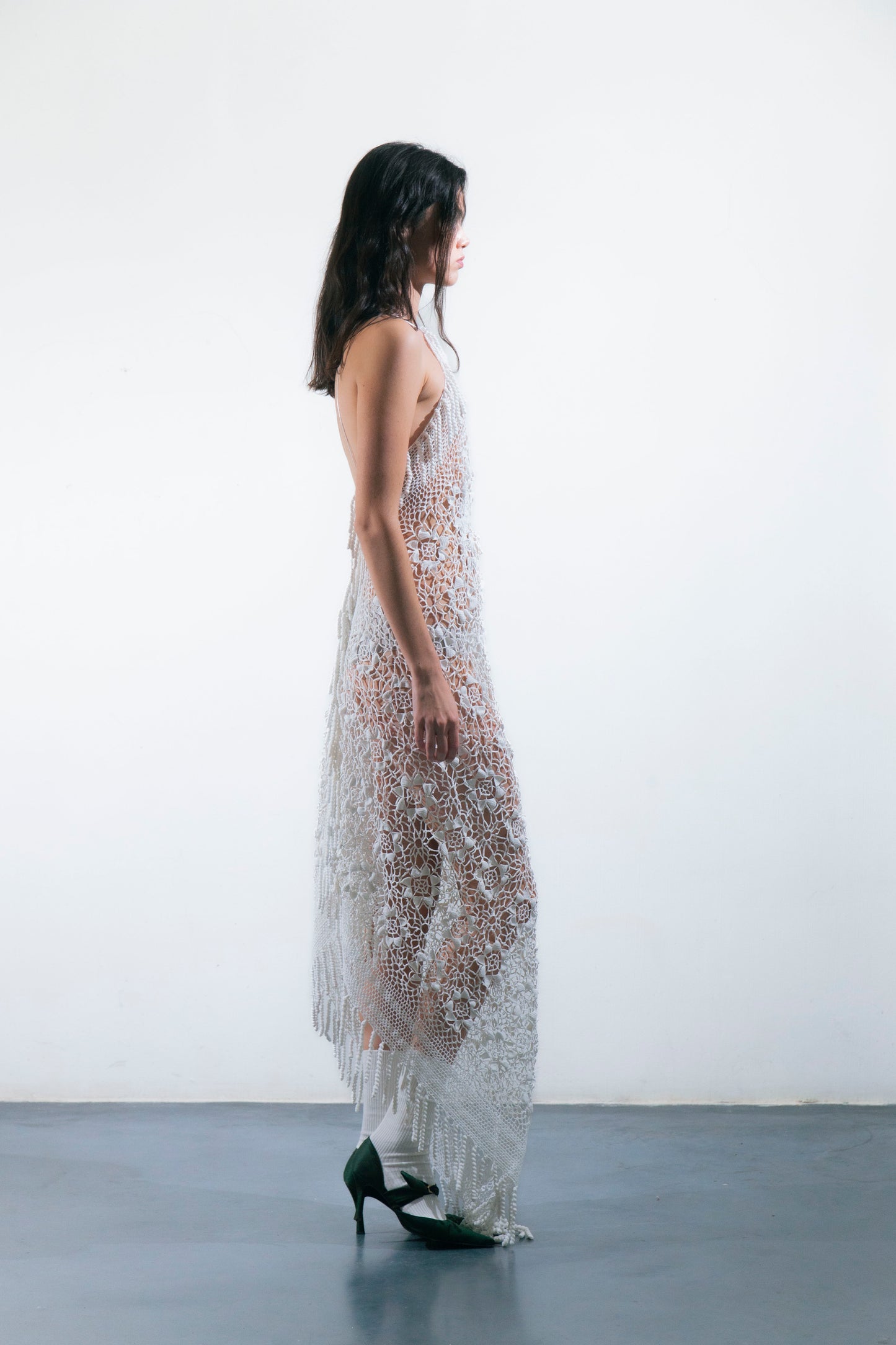 HANDKERCHIEF DRESS MAXI