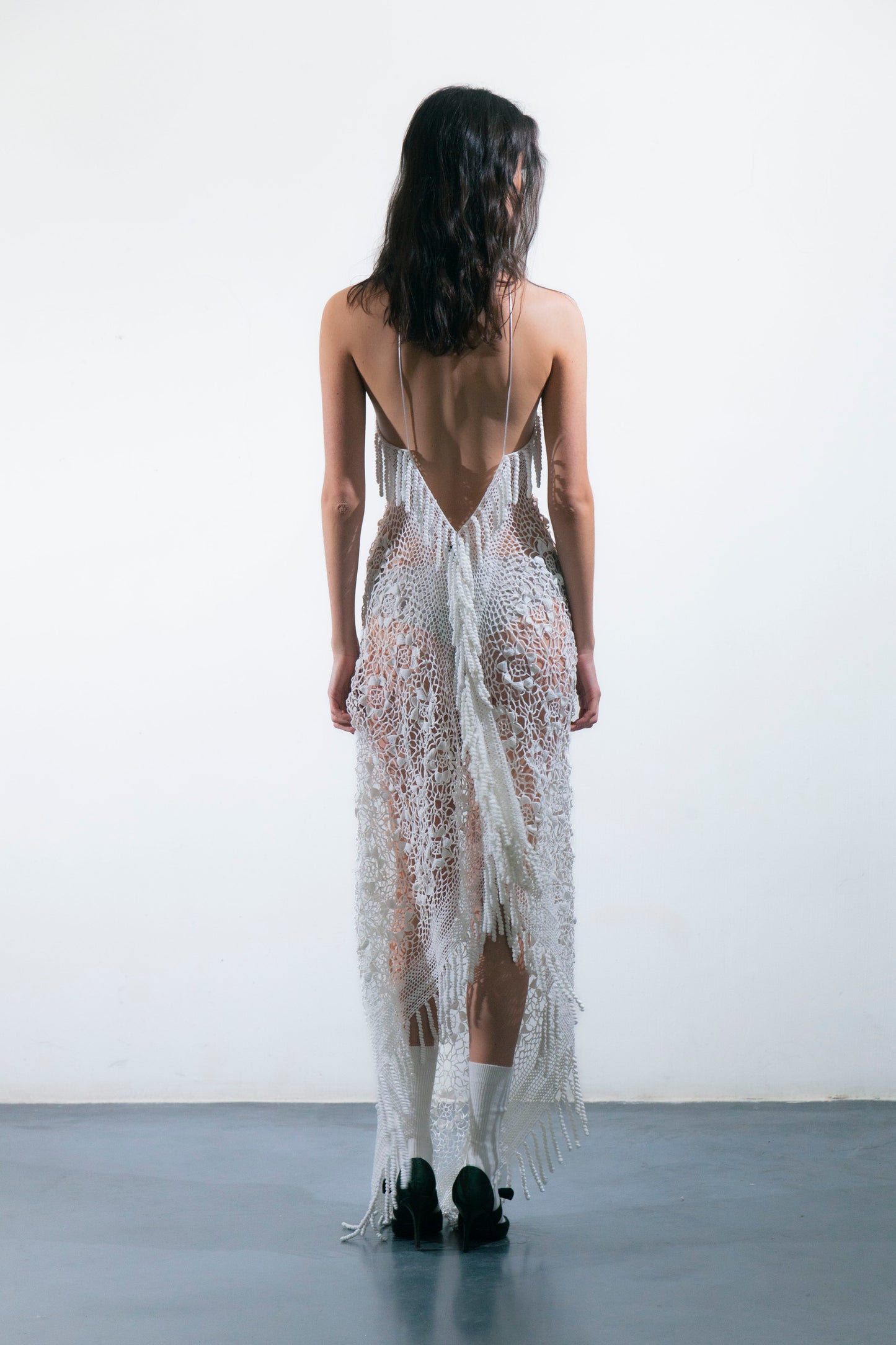 HANDKERCHIEF DRESS MAXI