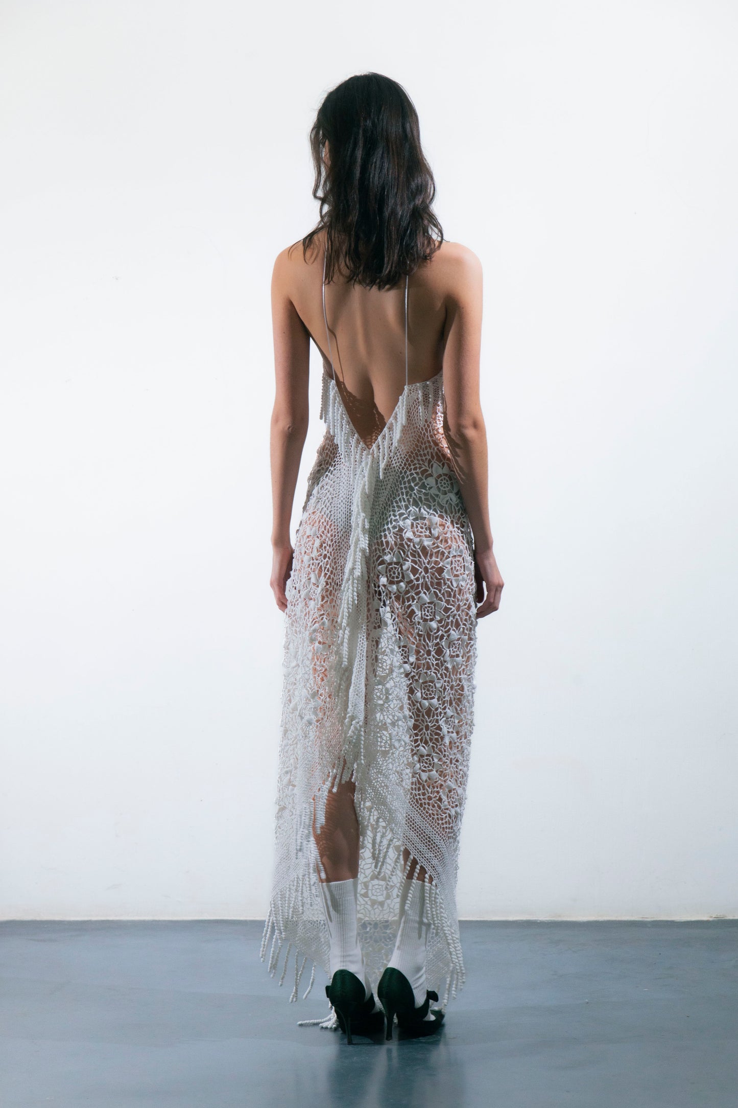 HANDKERCHIEF DRESS MAXI