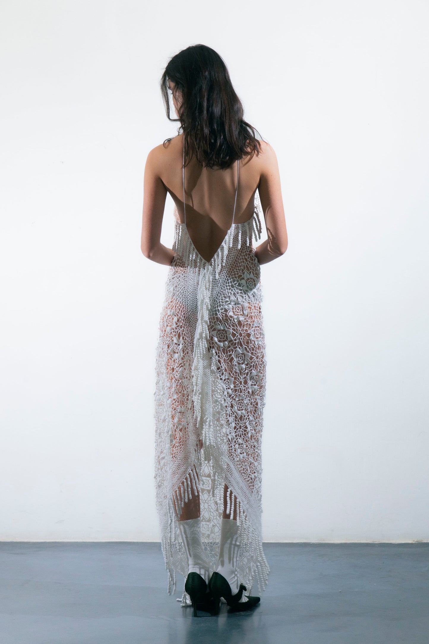 HANDKERCHIEF DRESS MAXI