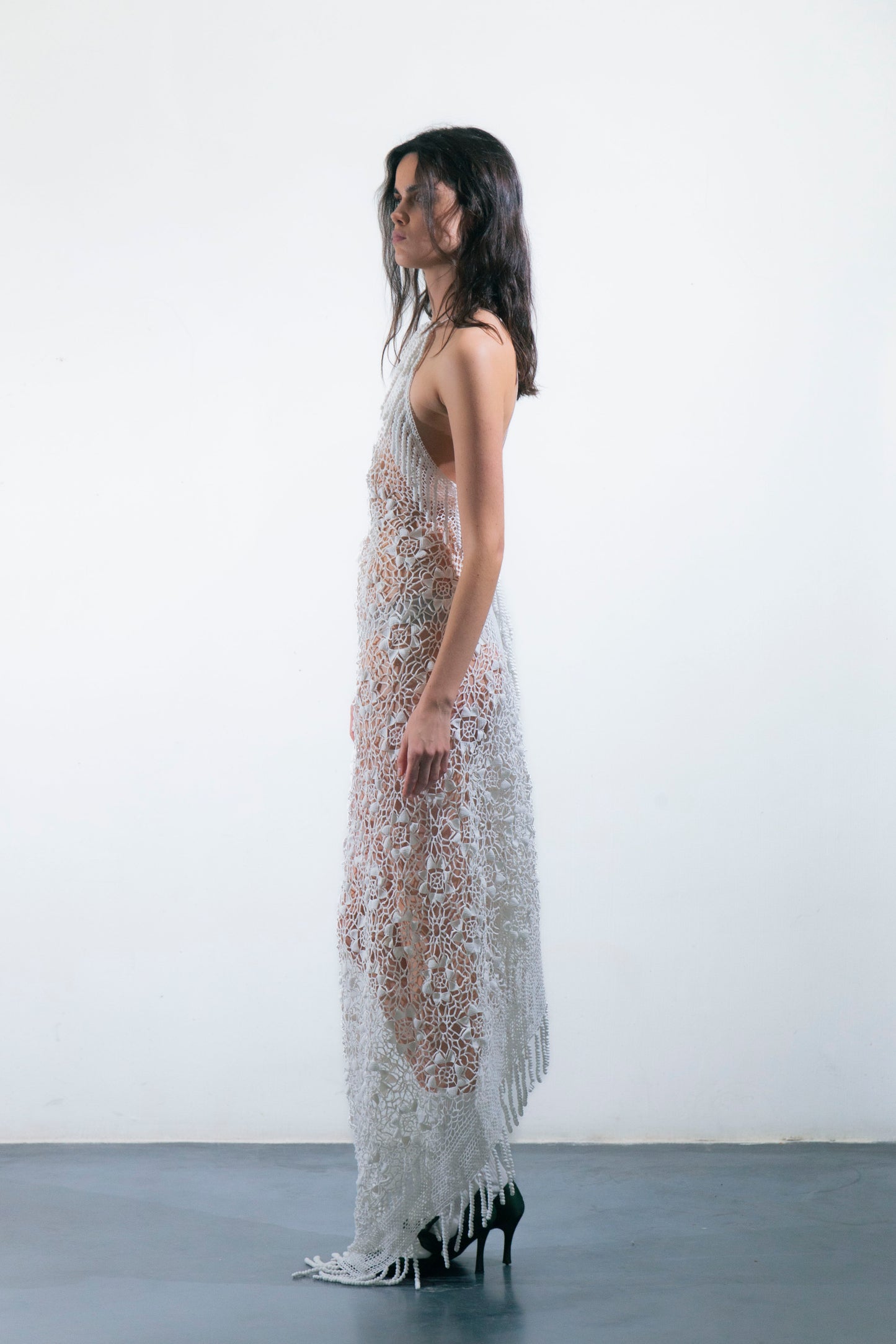 HANDKERCHIEF DRESS MAXI