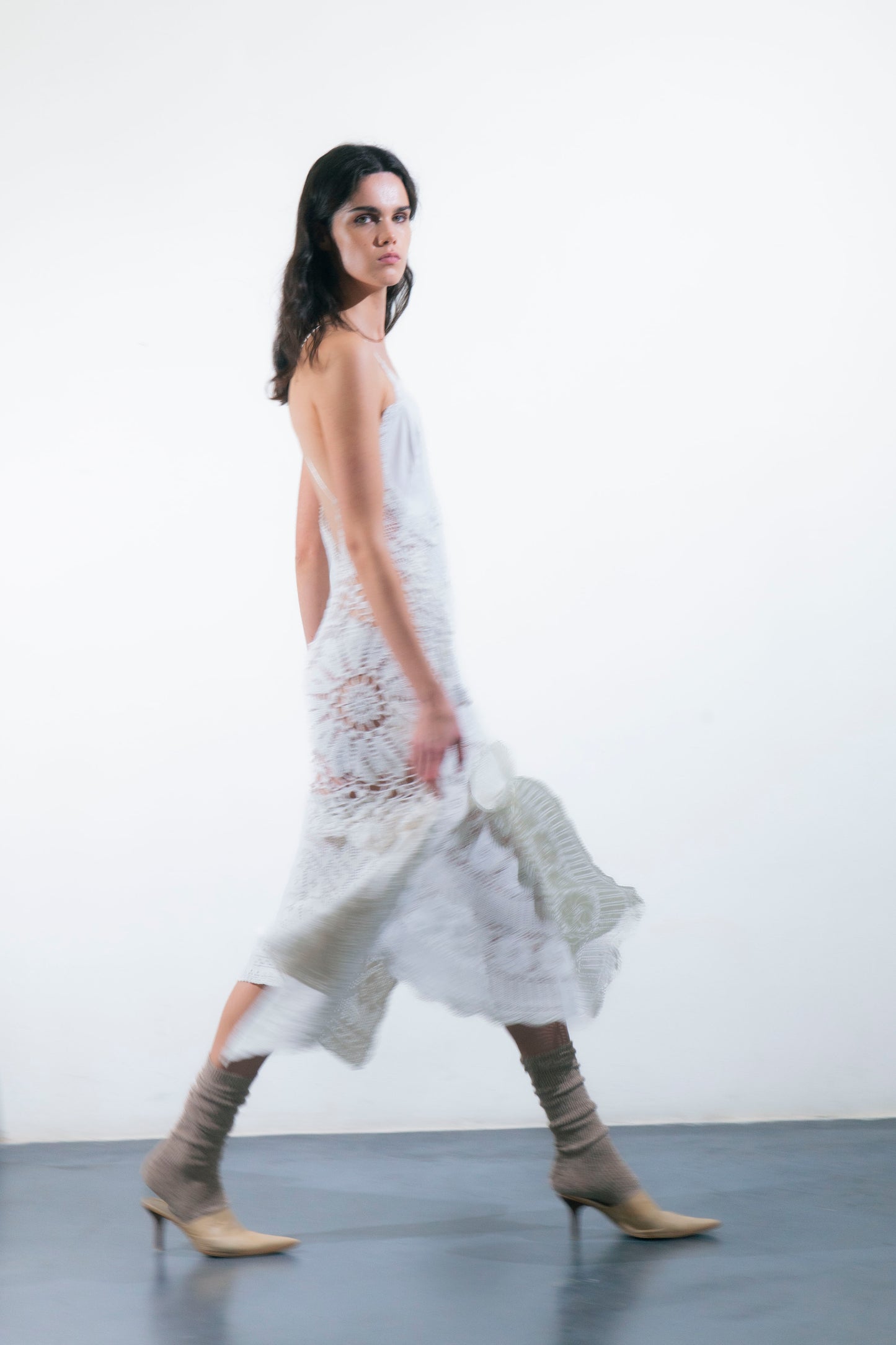 HANDKERCHIEF DRESS MAXI