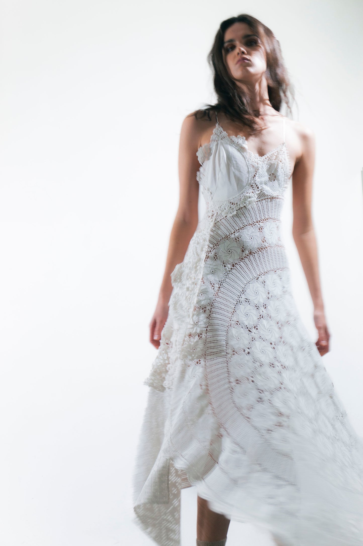HANDKERCHIEF DRESS MAXI