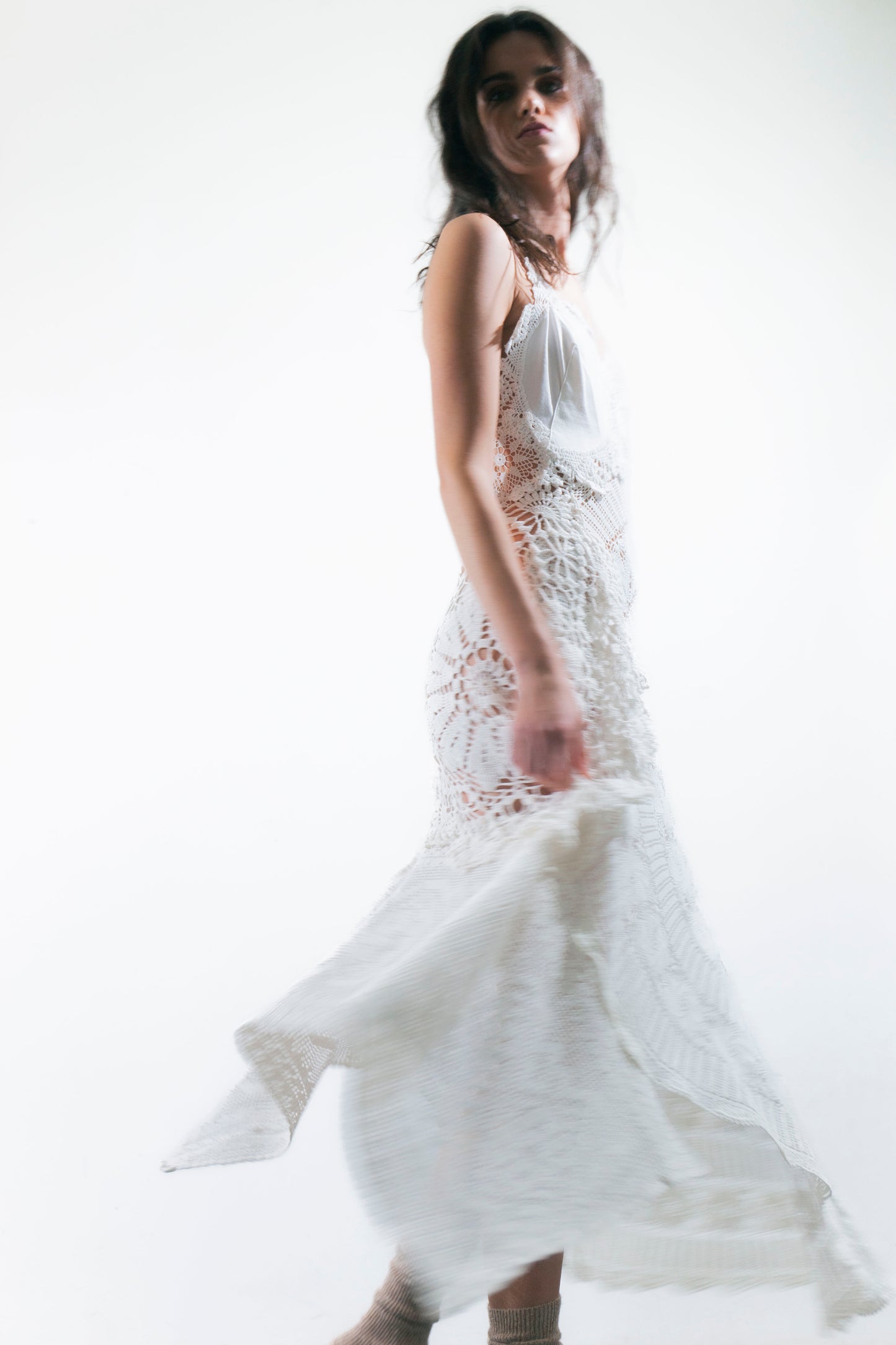 HANDKERCHIEF DRESS MAXI