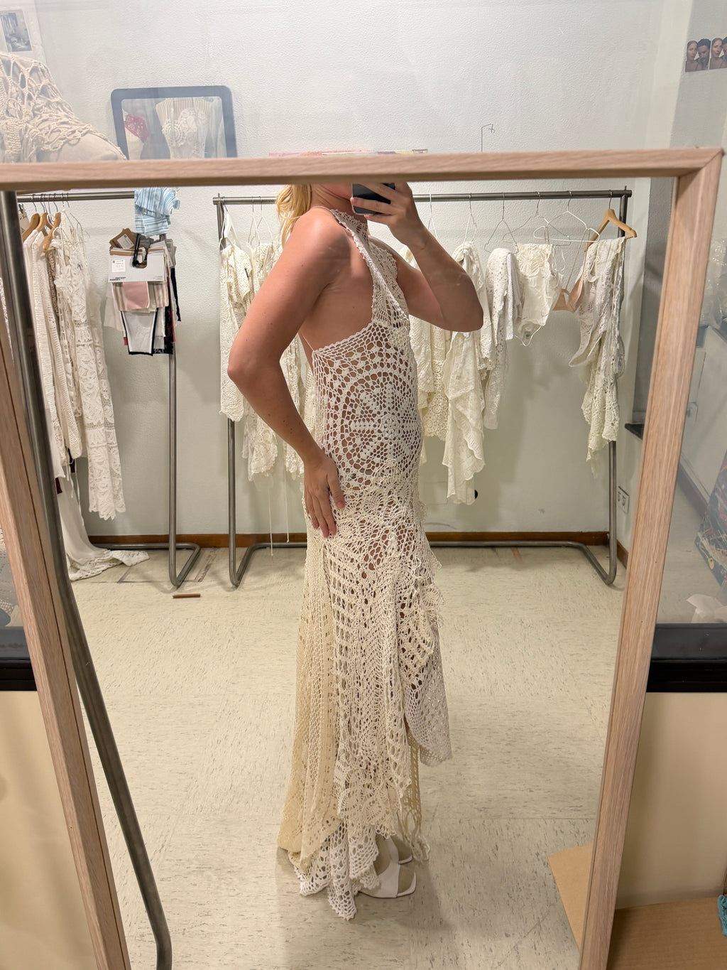 Pre sale halter crochet dress