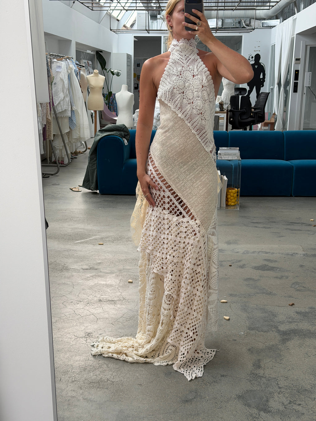 Altered halter dress Sadeen