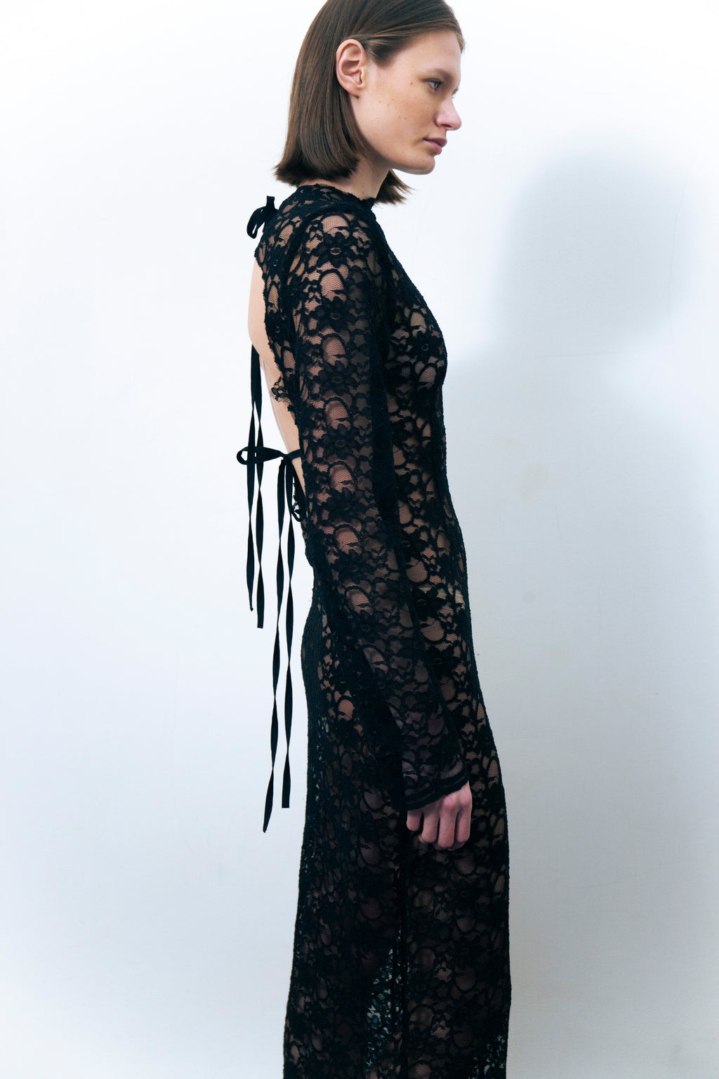 LUMIO LACE DRESS BLACK