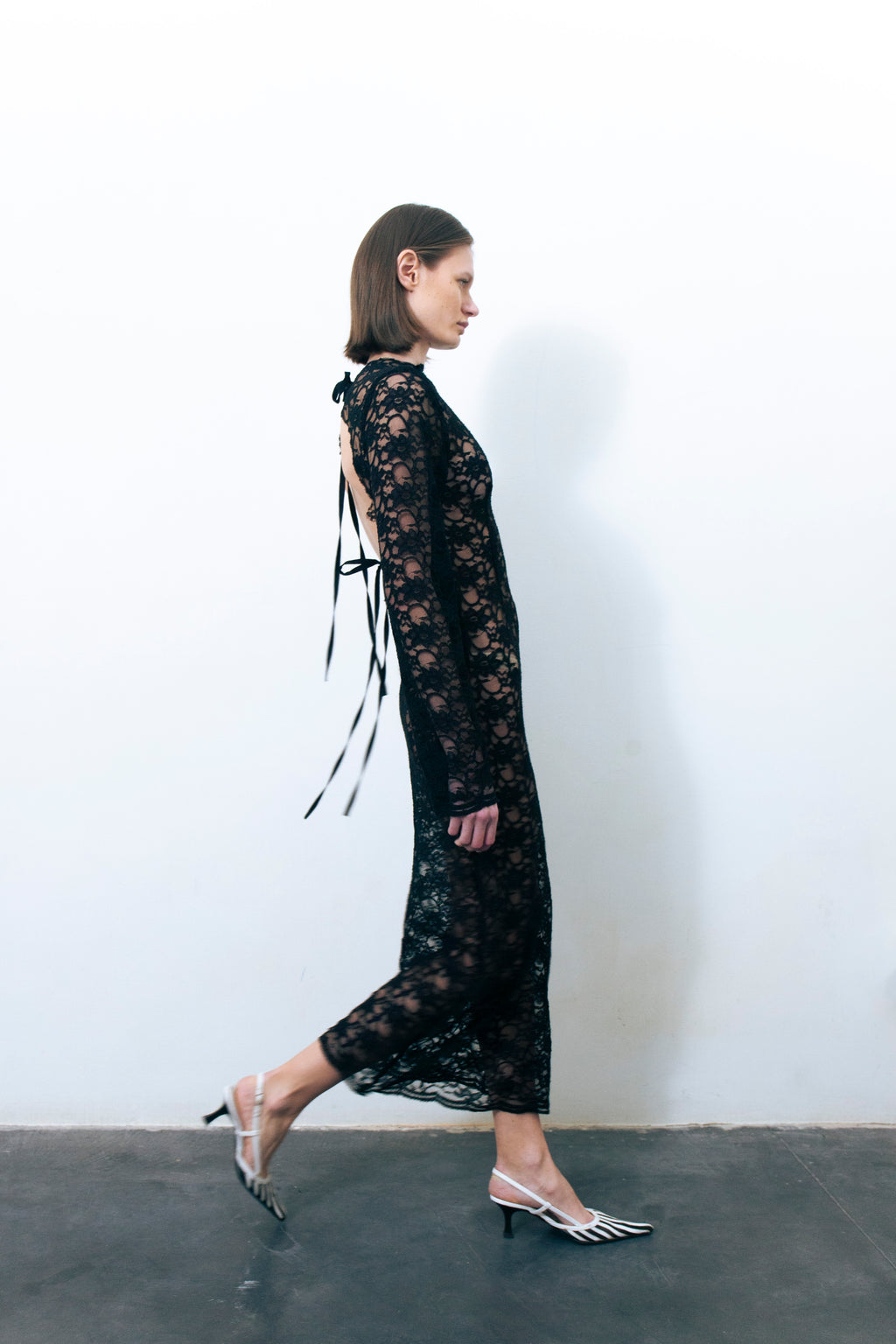LUMIO LACE DRESS BLACK