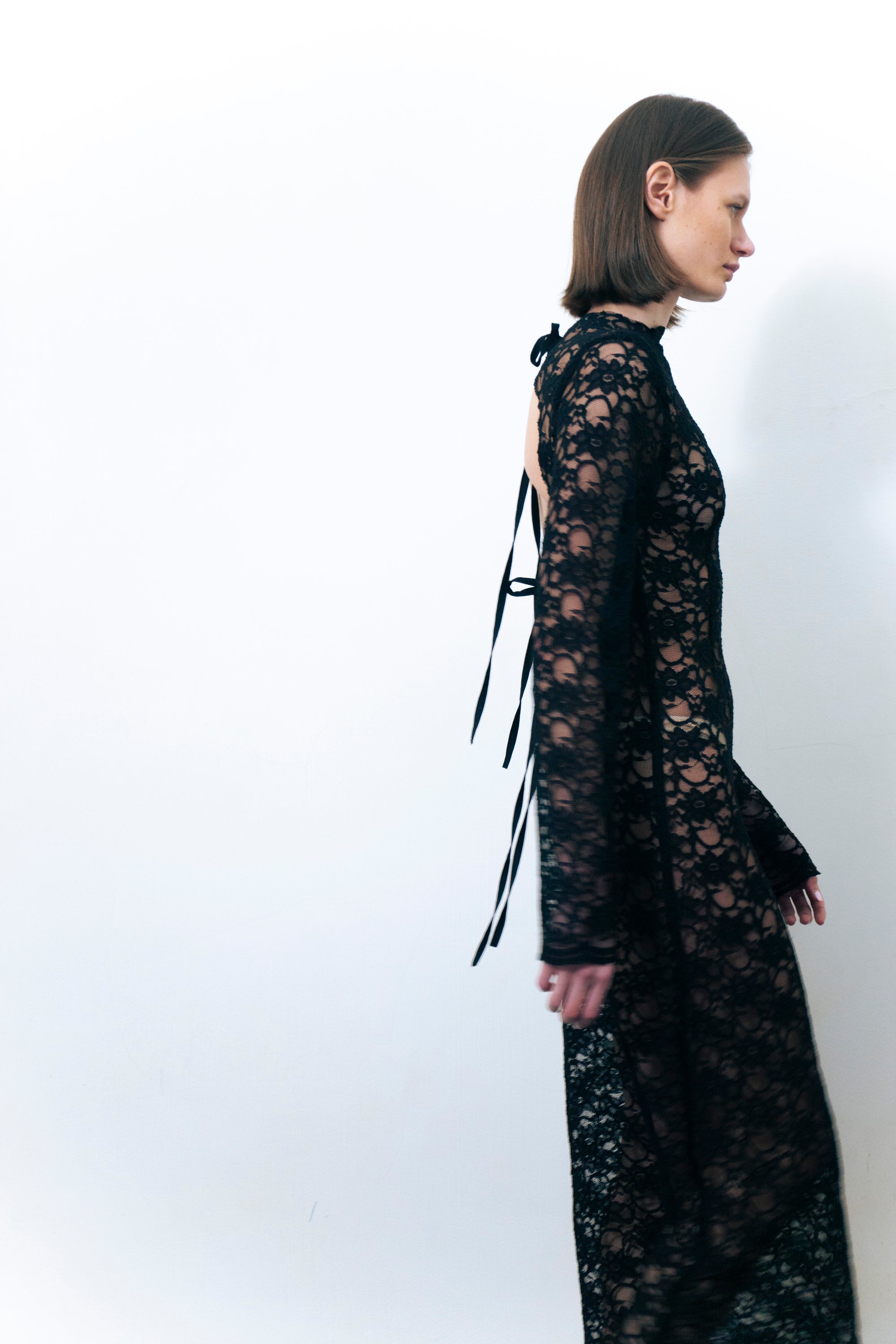 LUMIO LACE DRESS BLACK