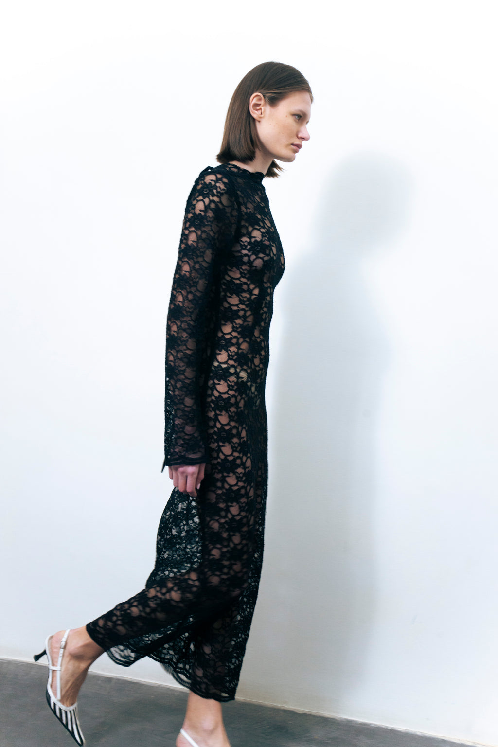 LUMIO LACE DRESS BLACK