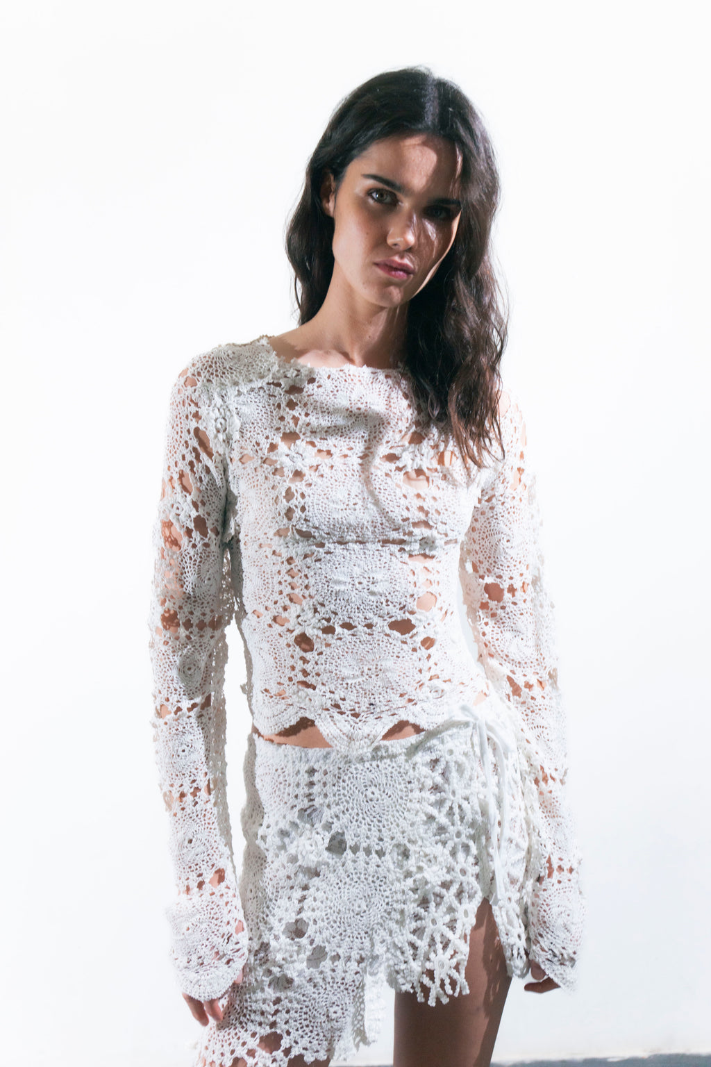 HANDKERCHIEF LONG SLEEVE TOP
