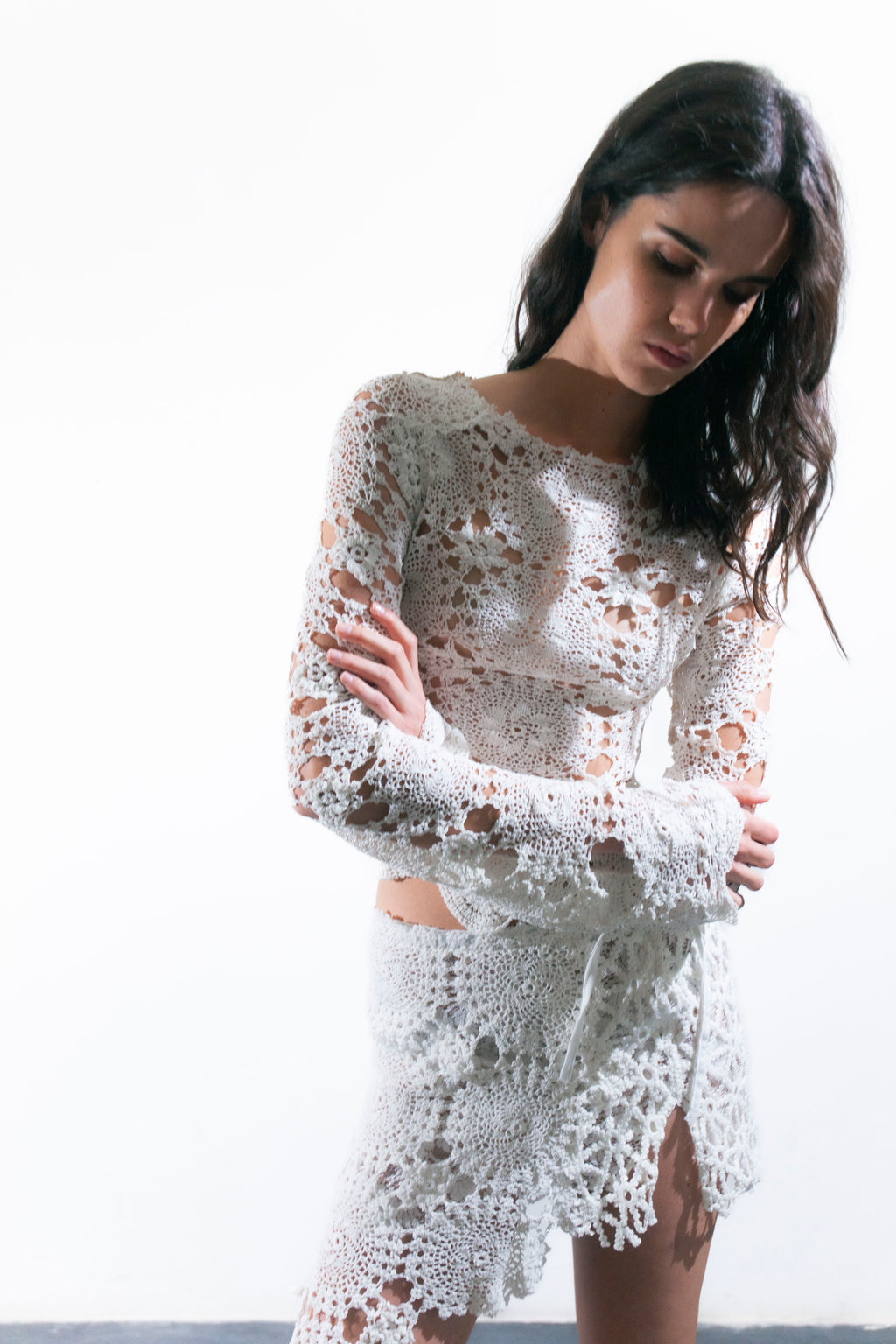 HANDKERCHIEF LONG SLEEVE TOP