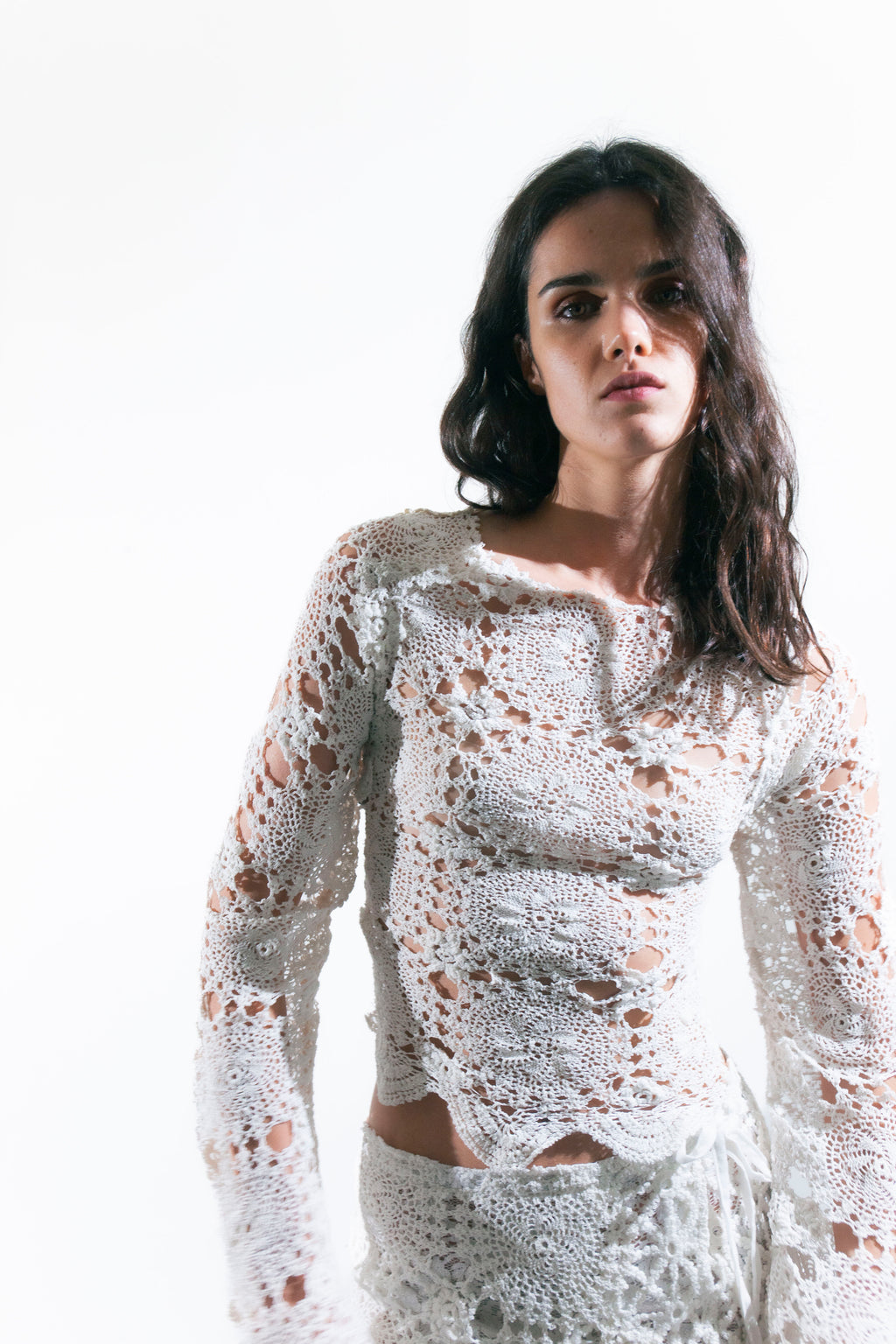 HANDKERCHIEF LONG SLEEVE TOP