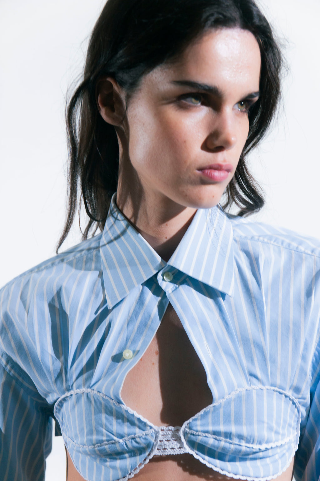 HANDKERCHIEF BLUE SHIRT