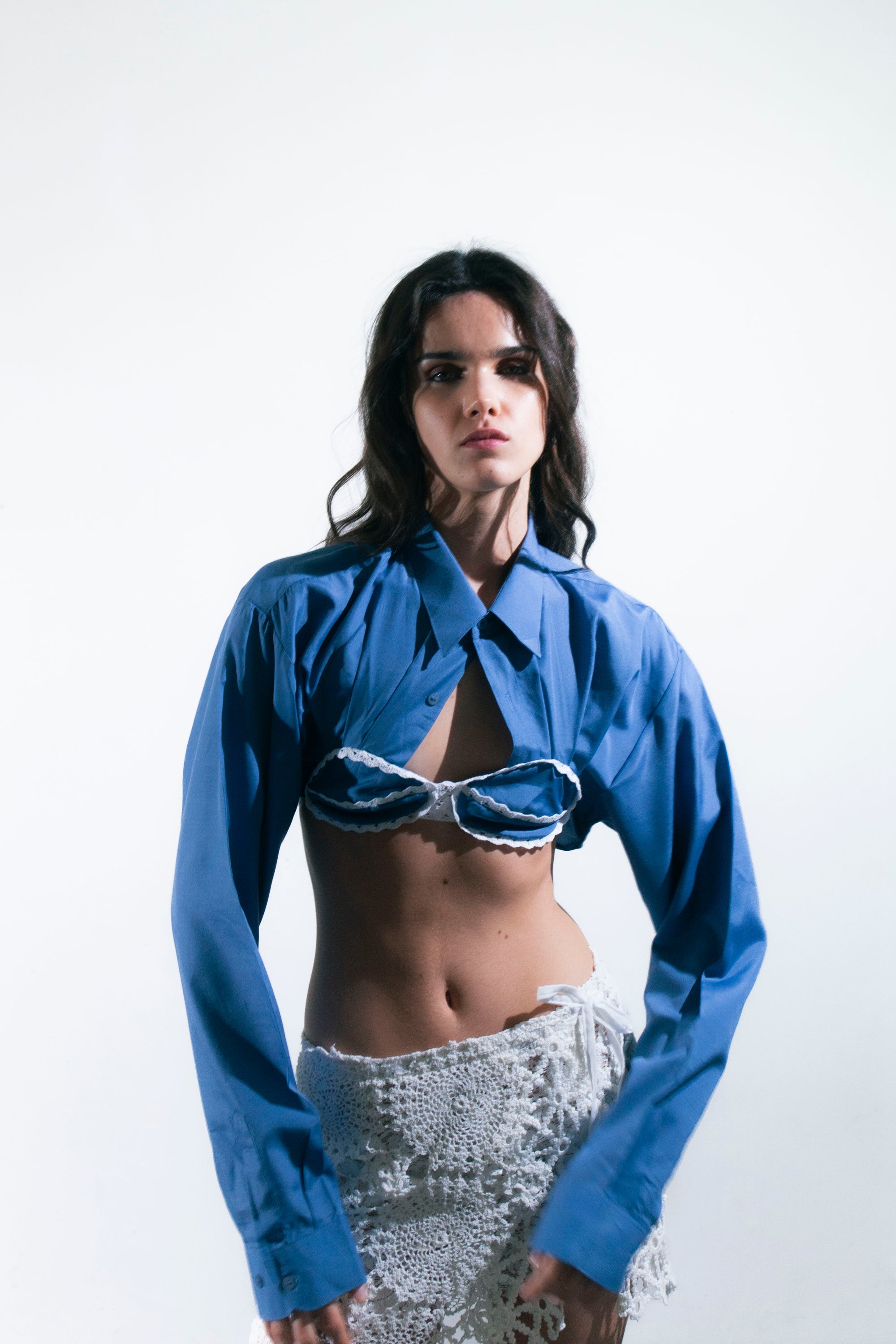 HANDKERCHIEF DARK BLUE SHIRT