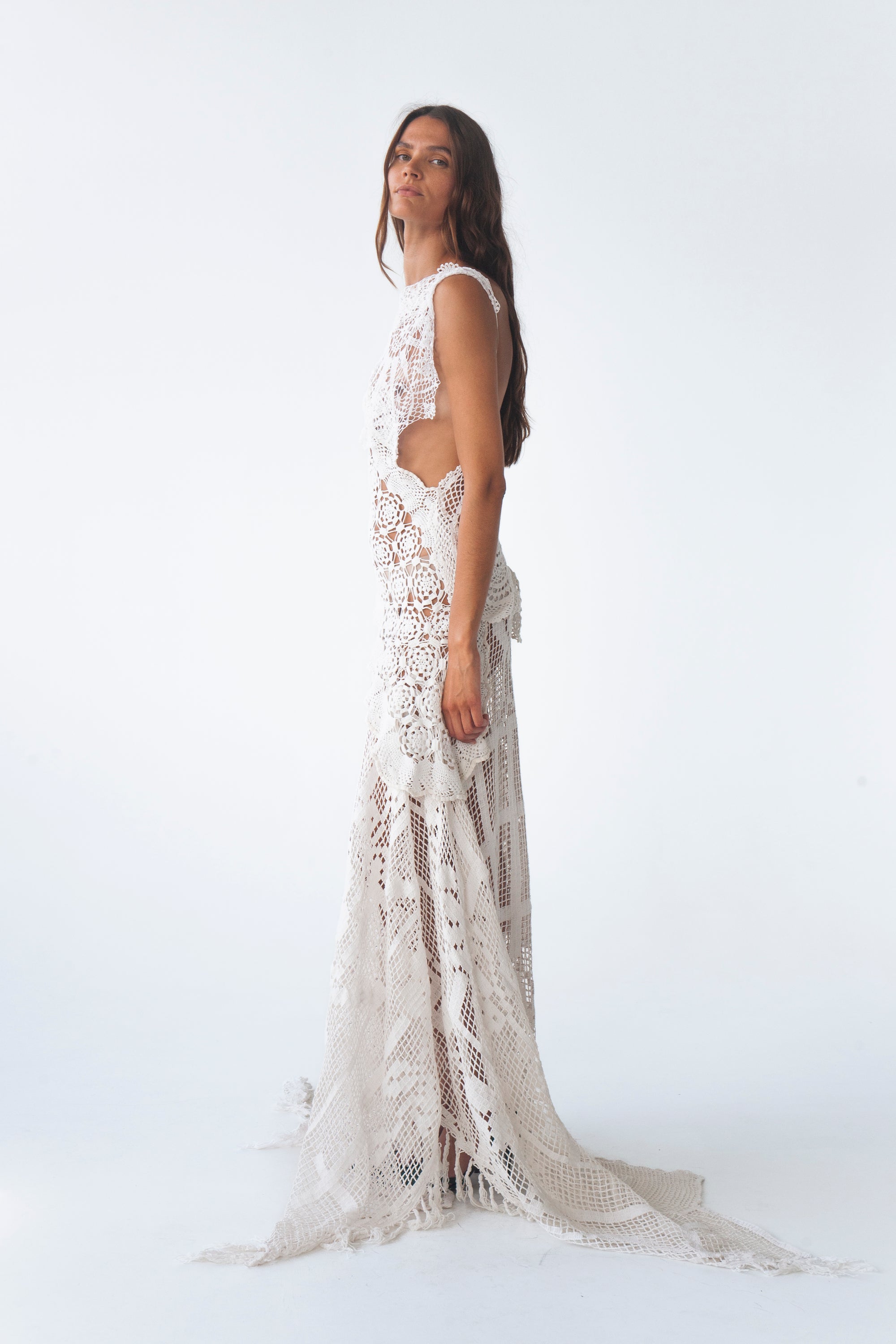 BLADE CROCHET DRESS