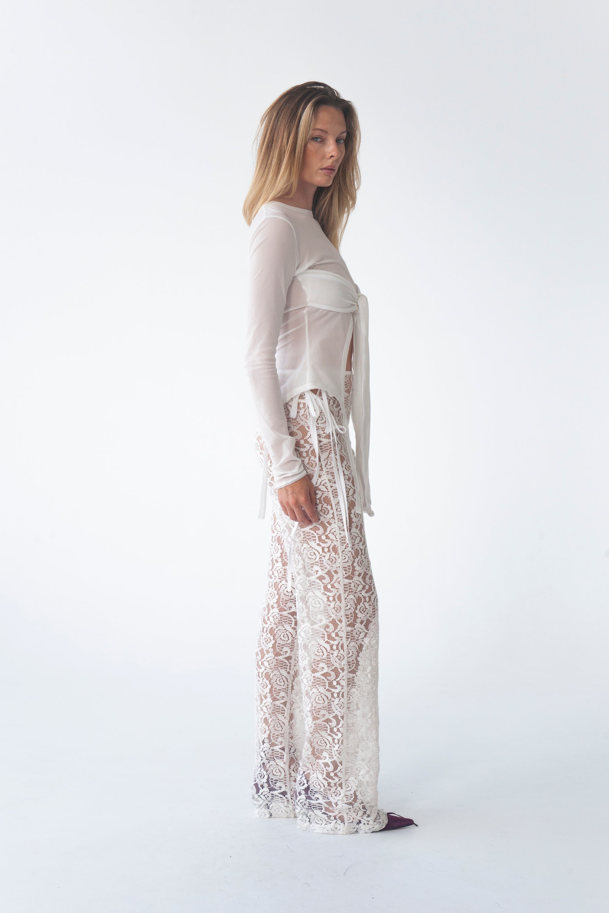 LENA KNIT TIE TOP