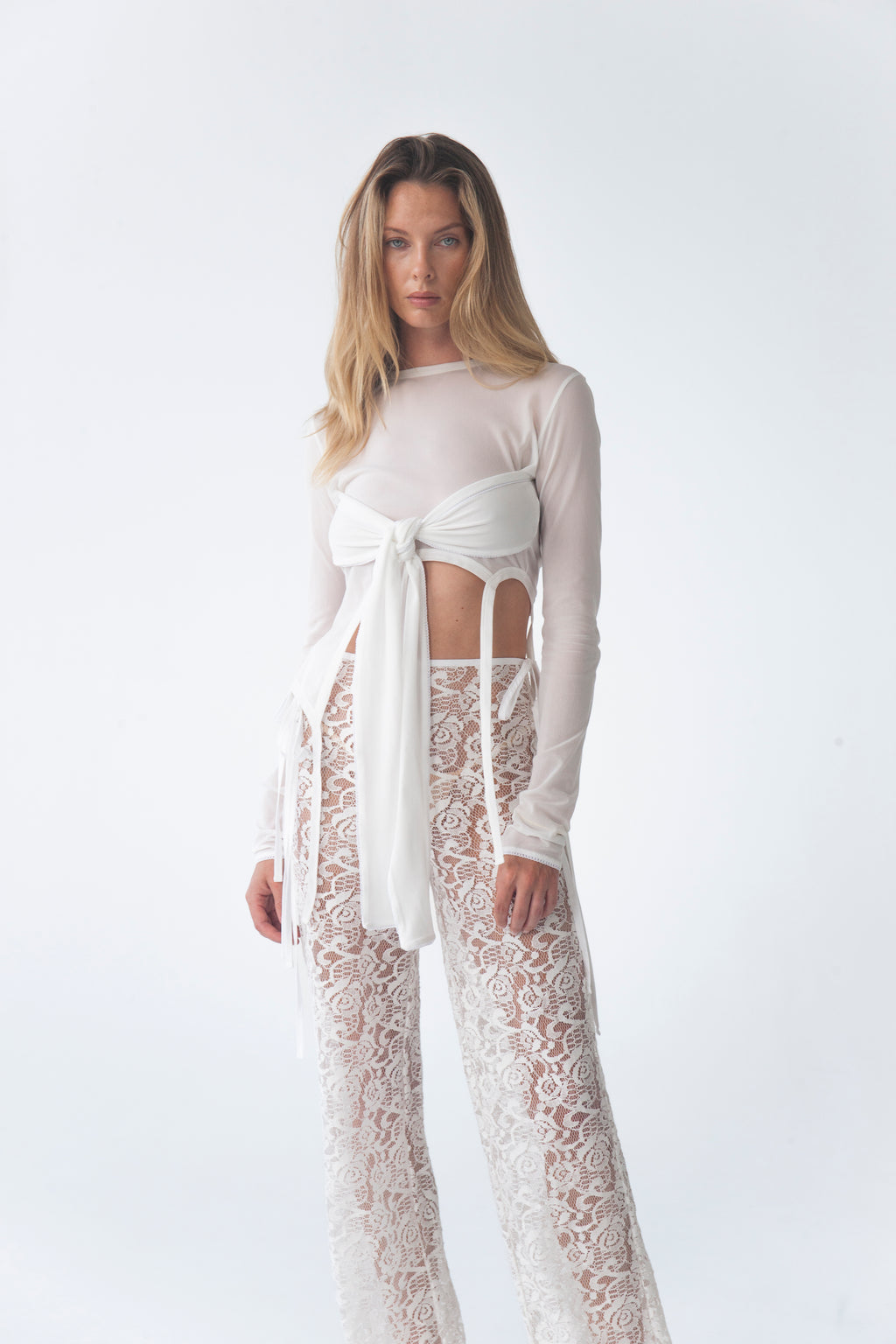 LENA KNIT TIE TOP