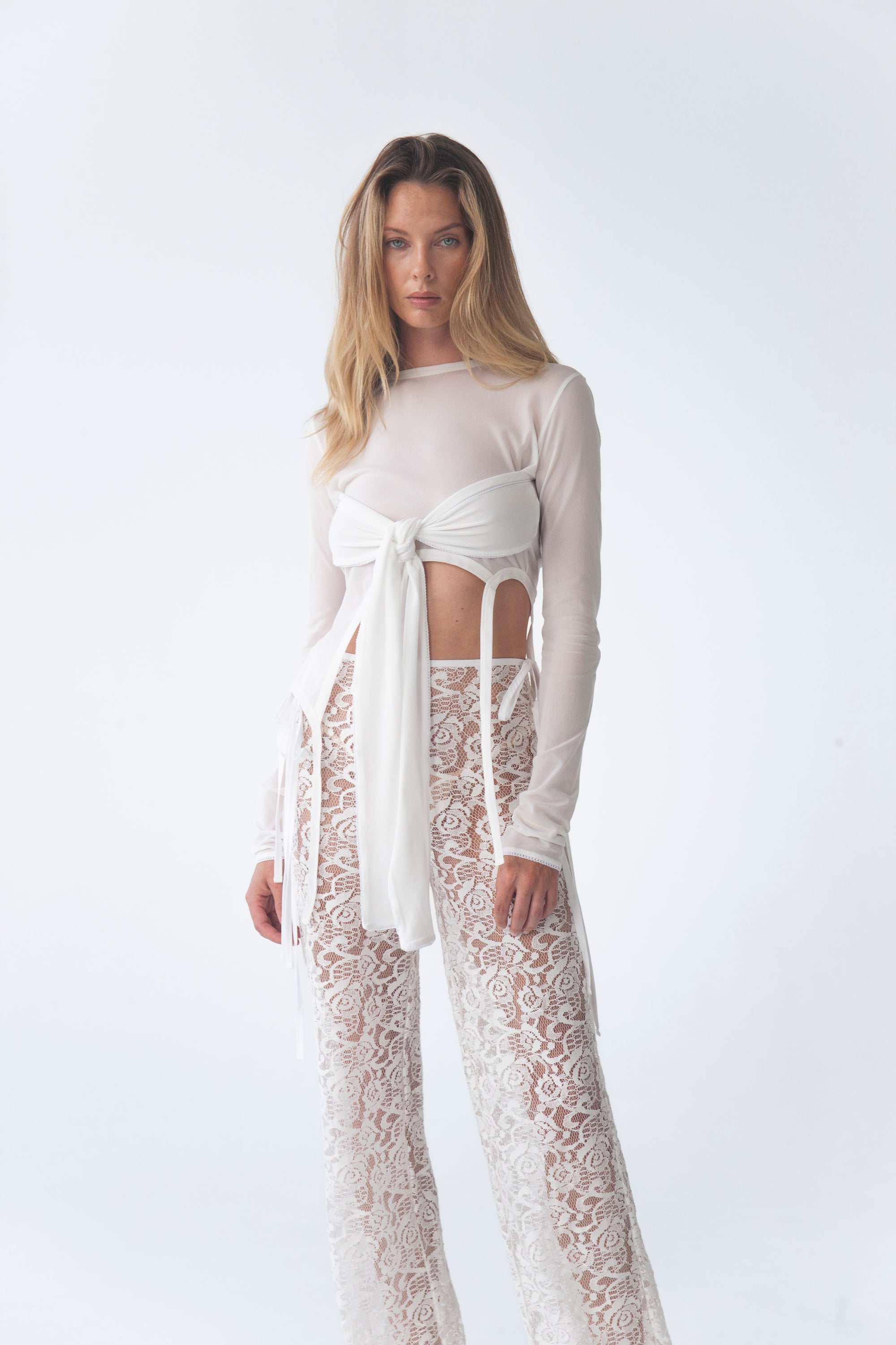 LENA KNIT TIE TOP