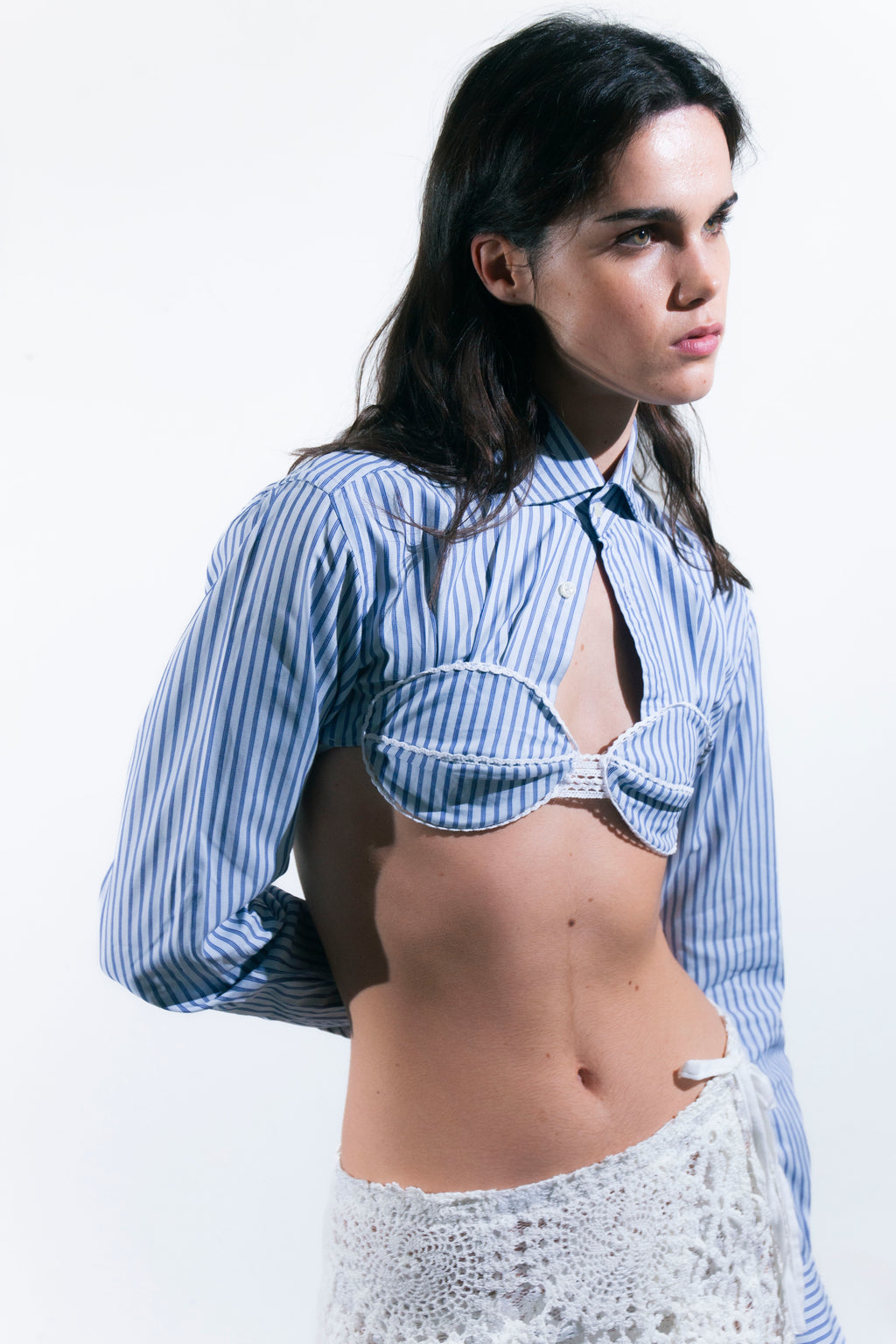 HANDKERCHIEF BLUE SHIRT