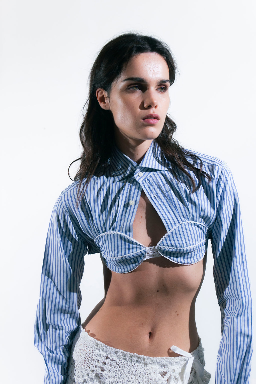 HANDKERCHIEF BLUE SHIRT
