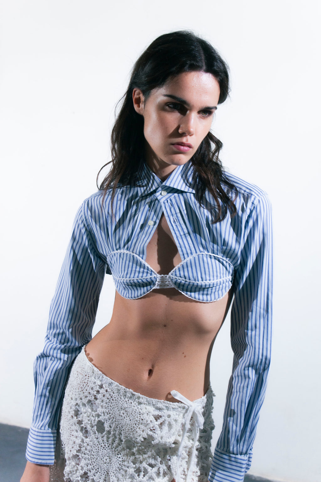 HANDKERCHIEF BLUE SHIRT