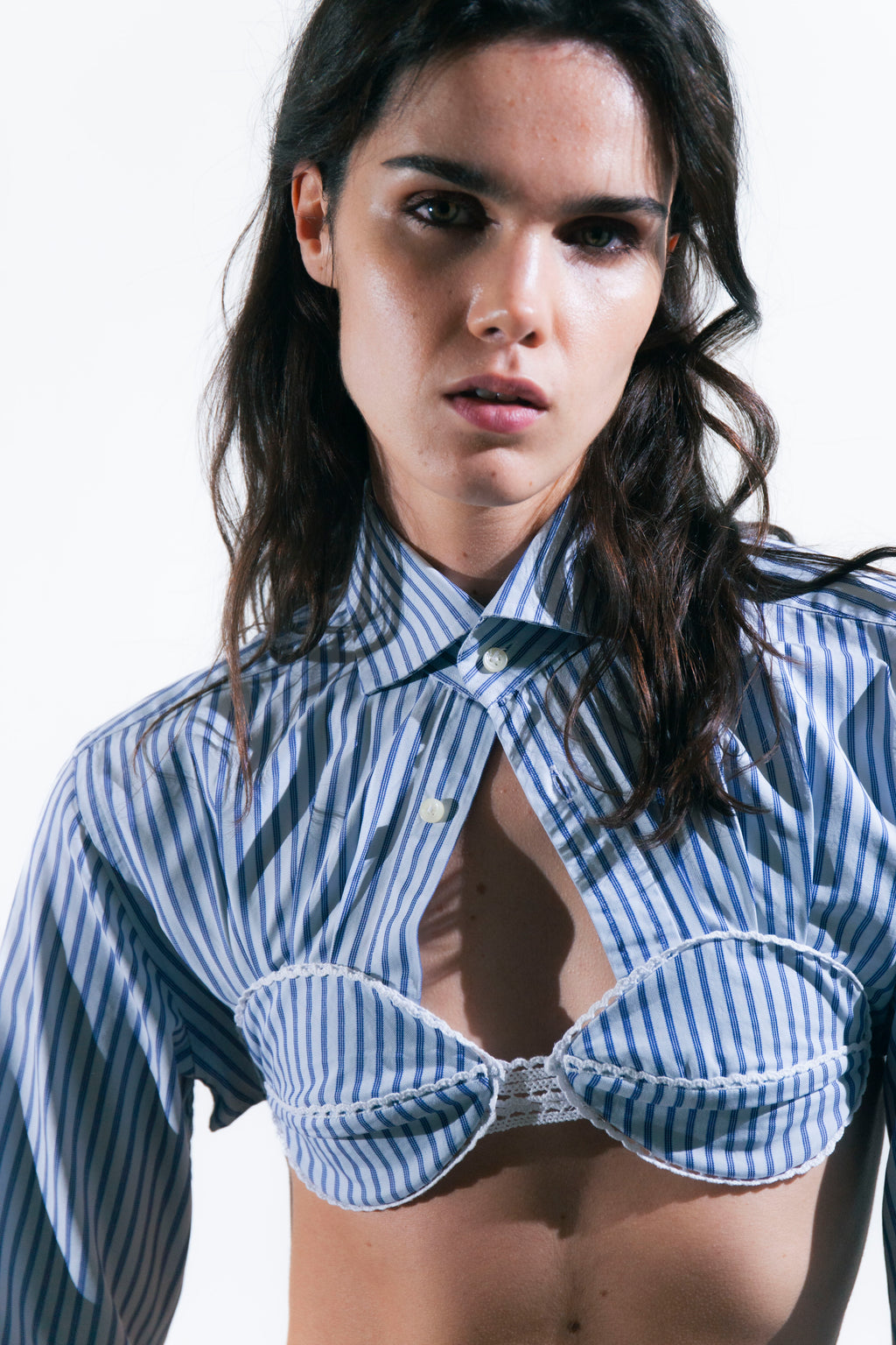 HANDKERCHIEF BLUE SHIRT
