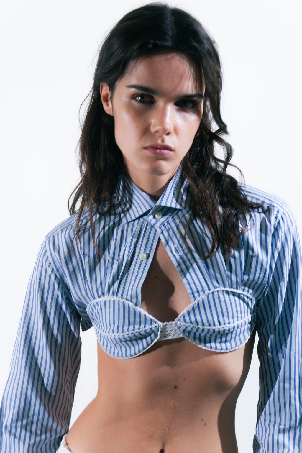 HANDKERCHIEF BLUE SHIRT