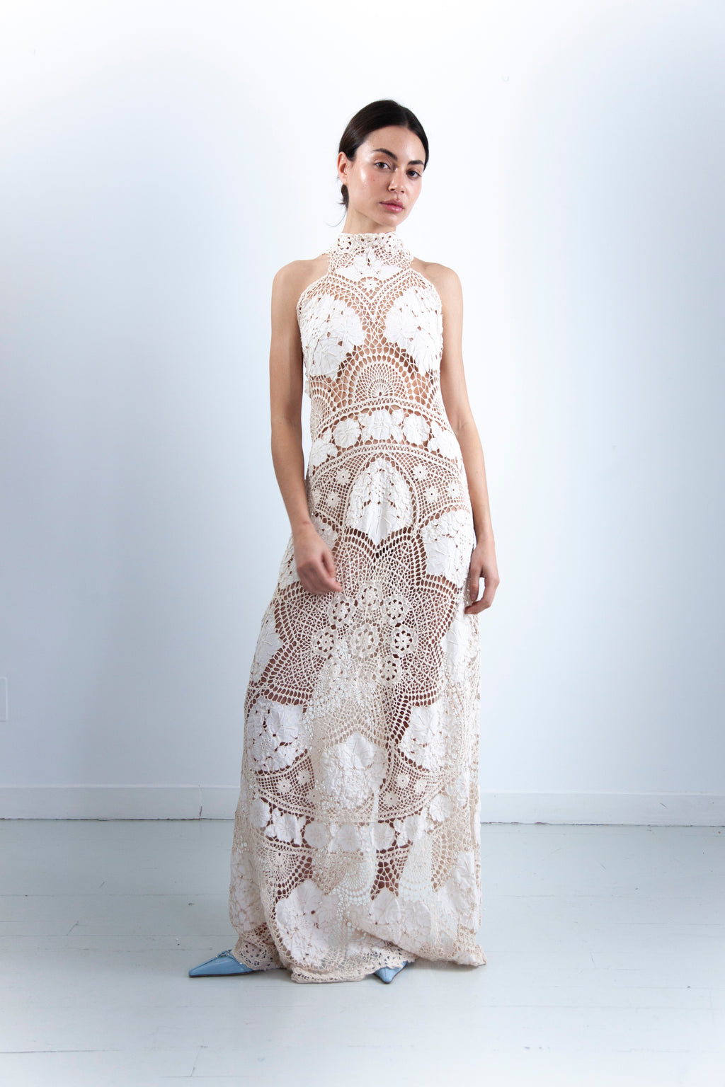 HANDKERCHIEF LONG DRESS
