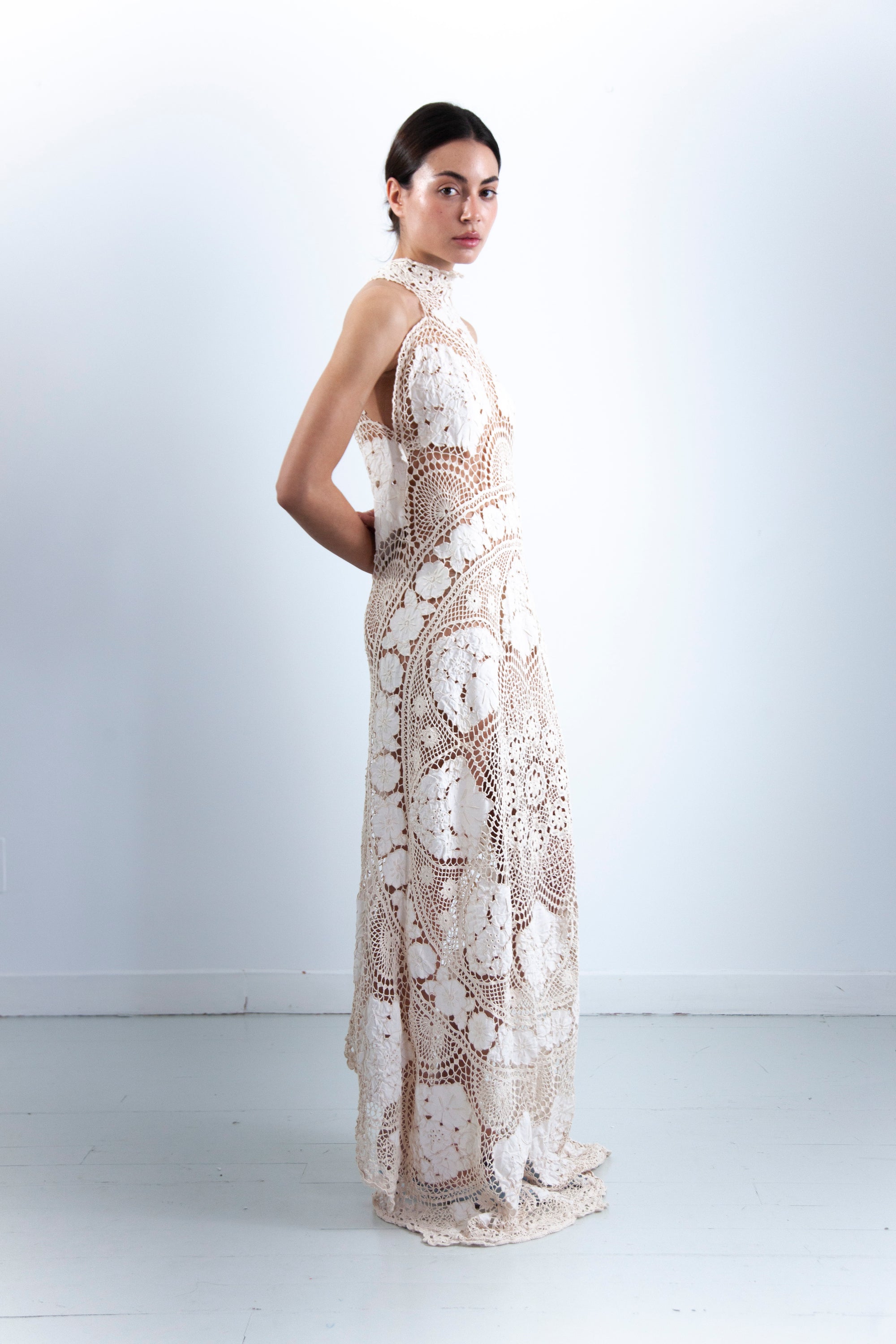 HANDKERCHIEF LONG DRESS