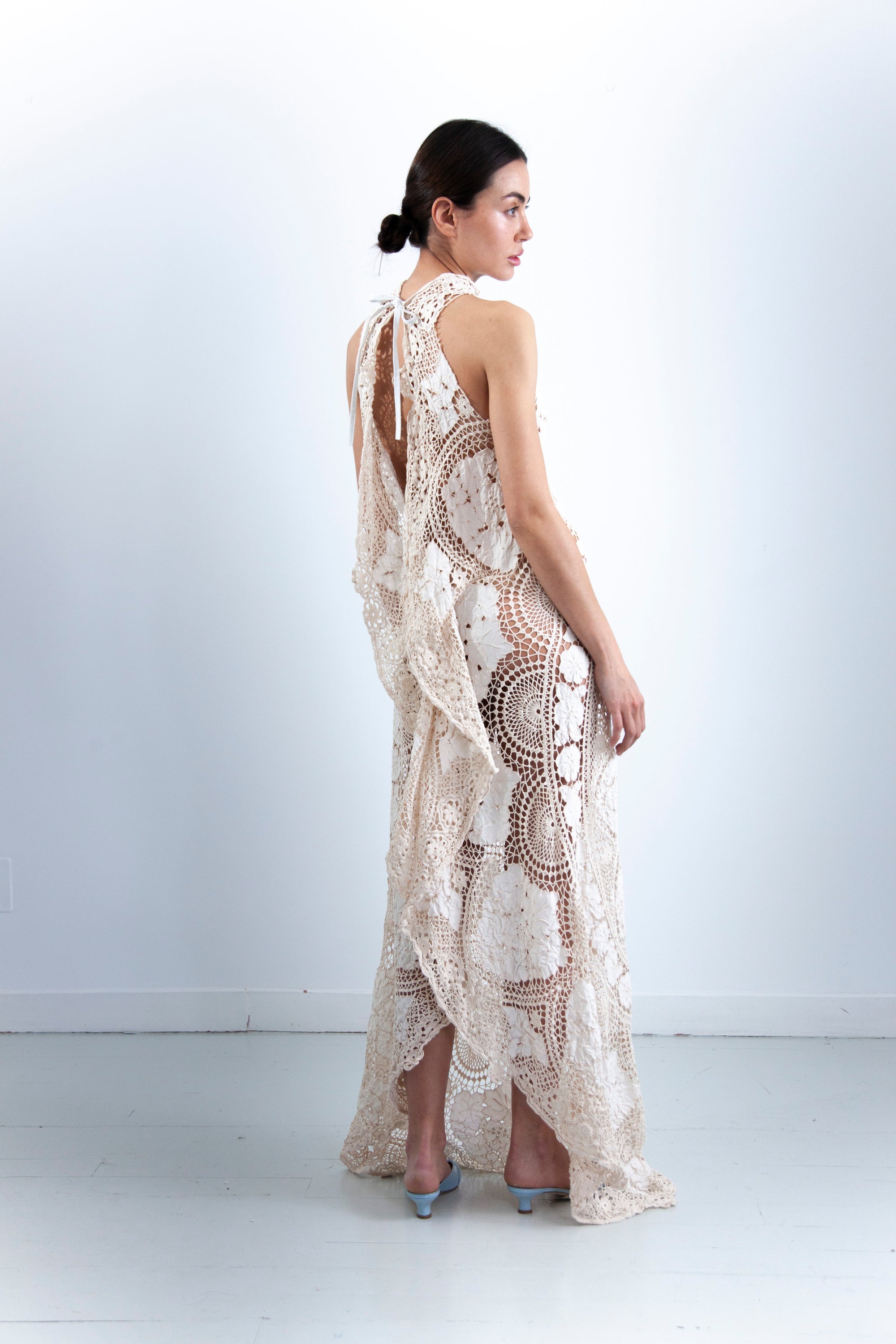 HANDKERCHIEF LONG DRESS
