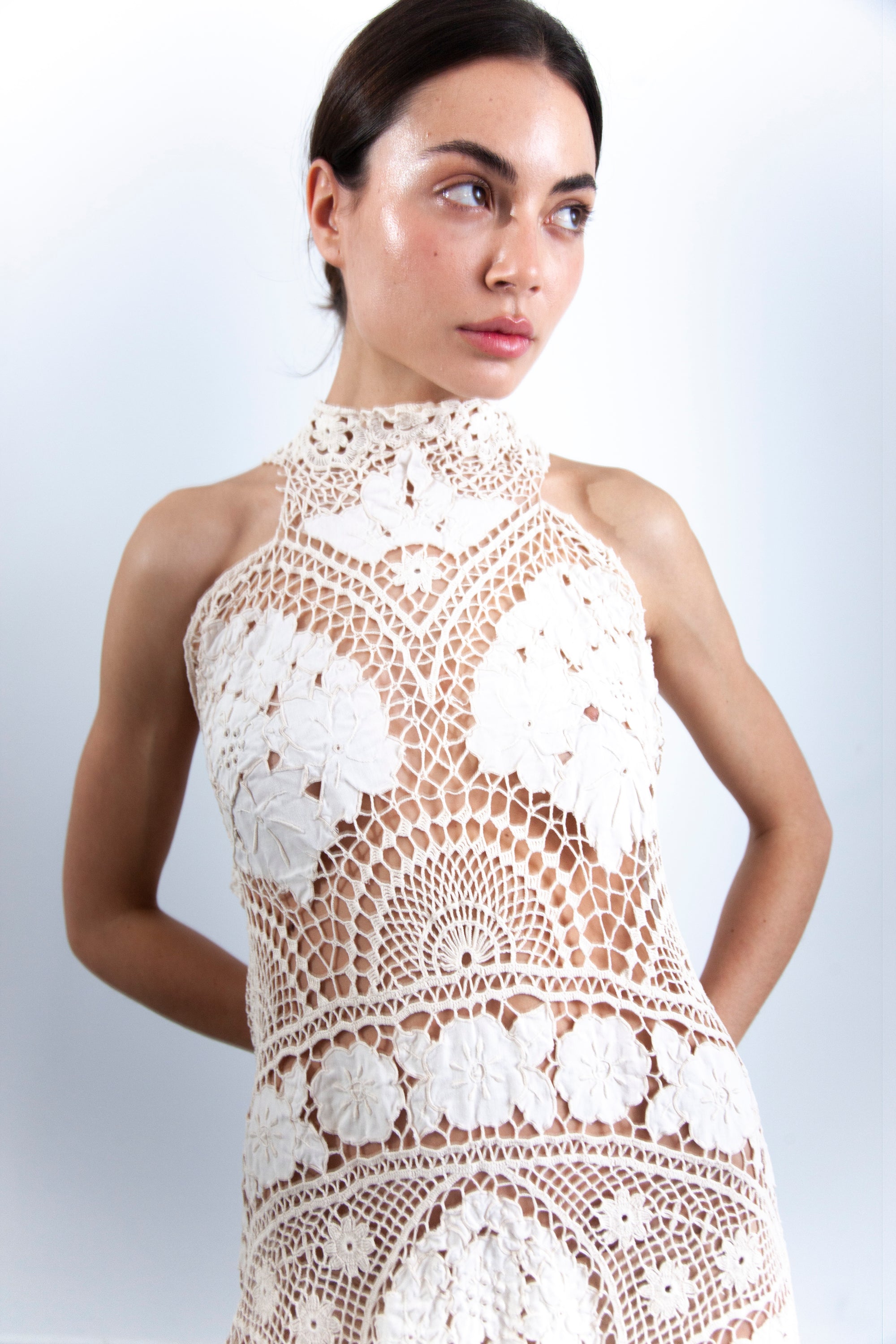 HANDKERCHIEF LONG DRESS